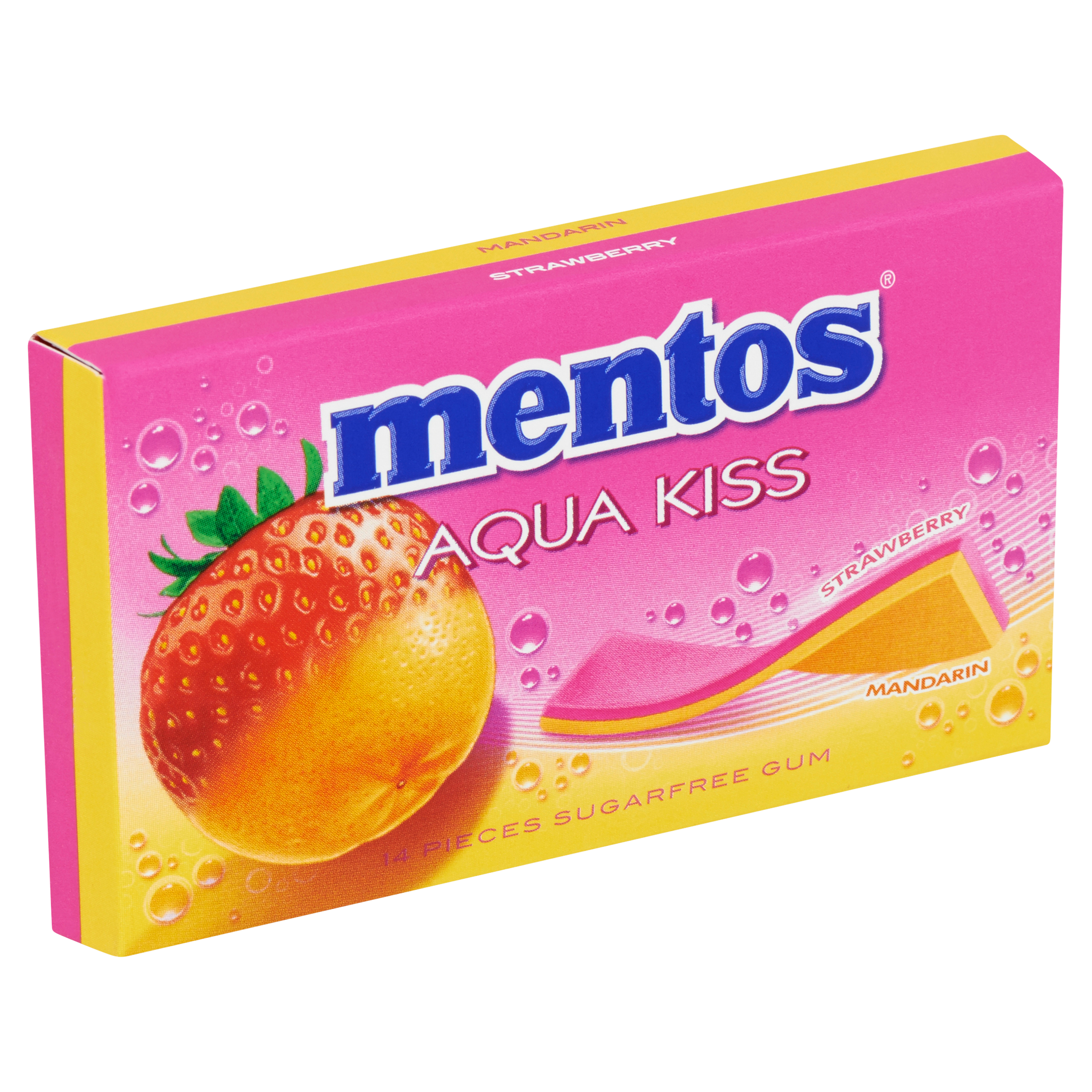 Mentos Gum Aqua Kiss - Strawberry & Mandarin