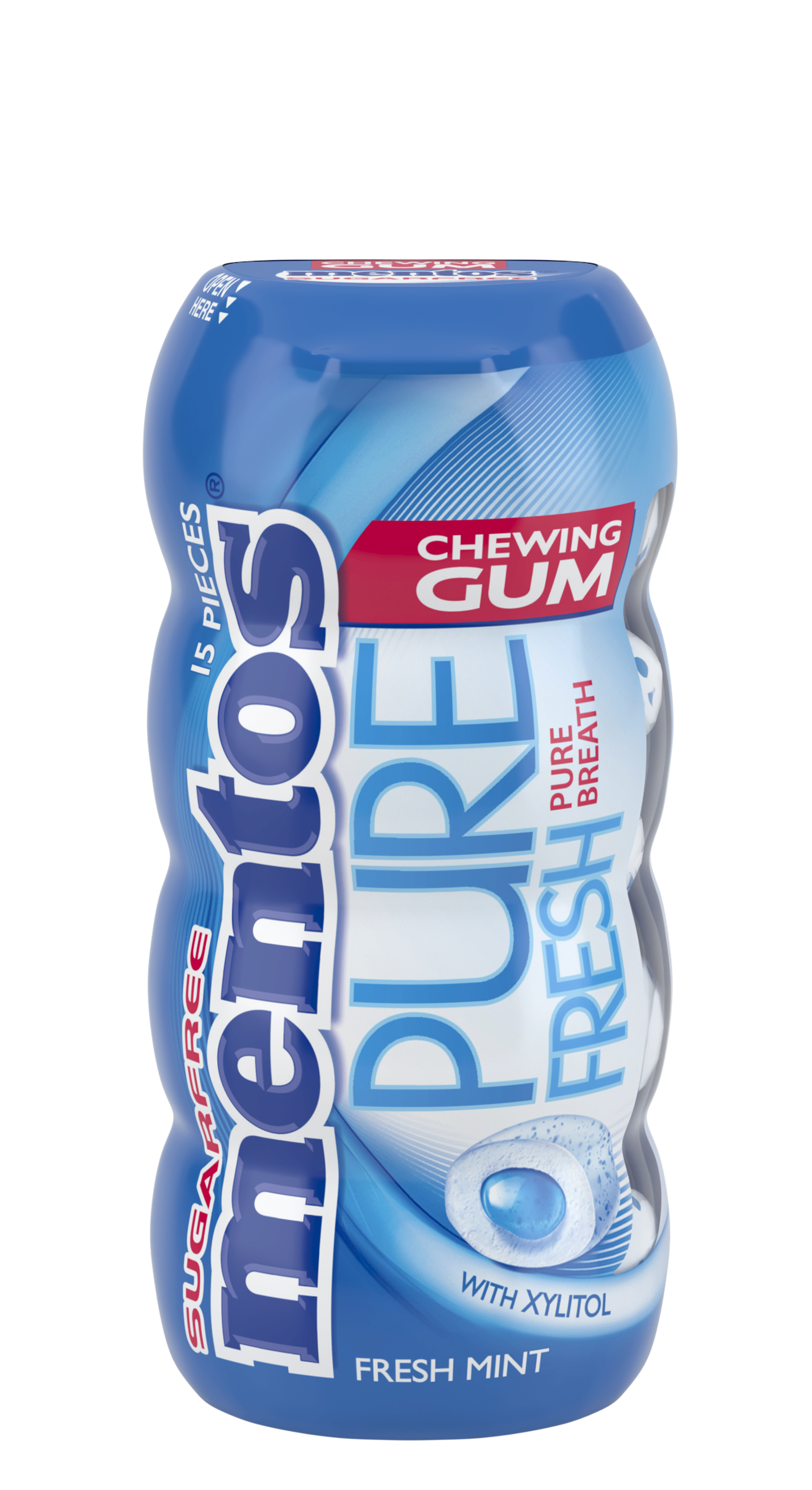 Mentos Gum Pure Fresh Freshmint Pocket bottle