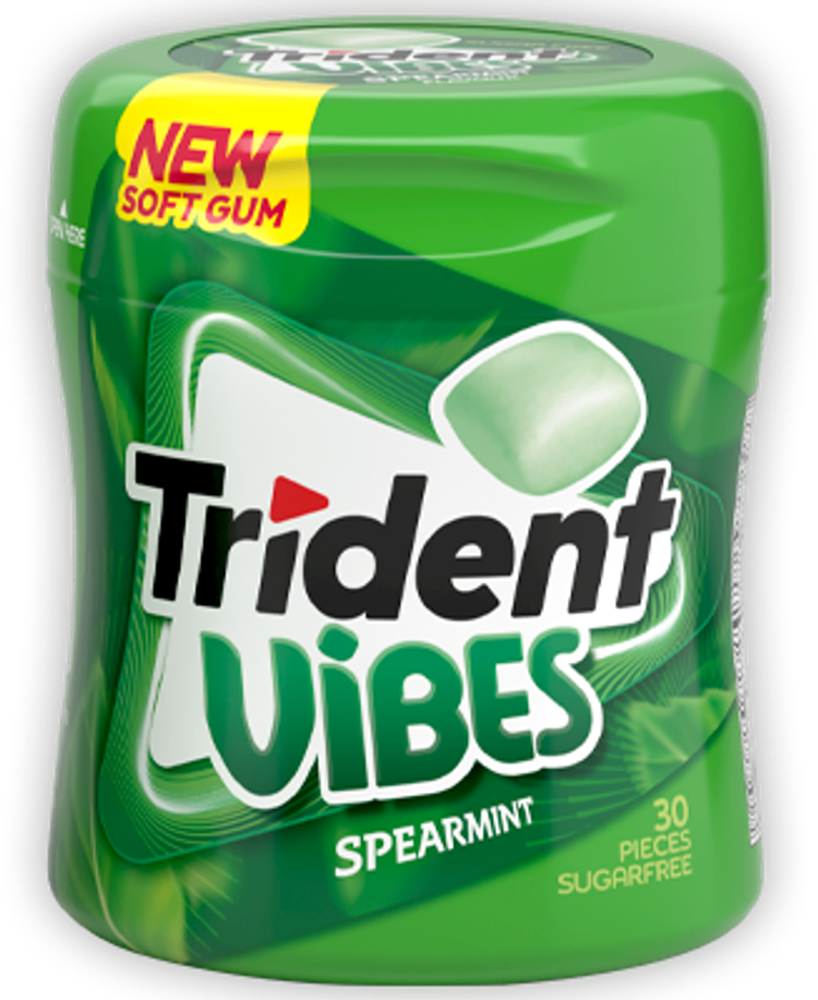 Trident Vibes Menta Bote