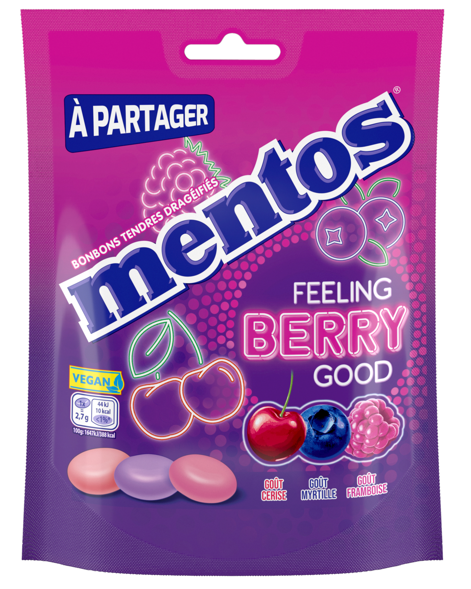 MENTOS  FEELING BERRY GOOD