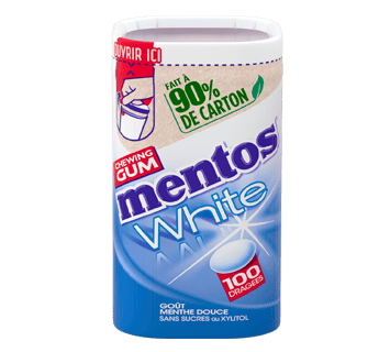 WHITE MENTHE DOUCE BOITE CARTON