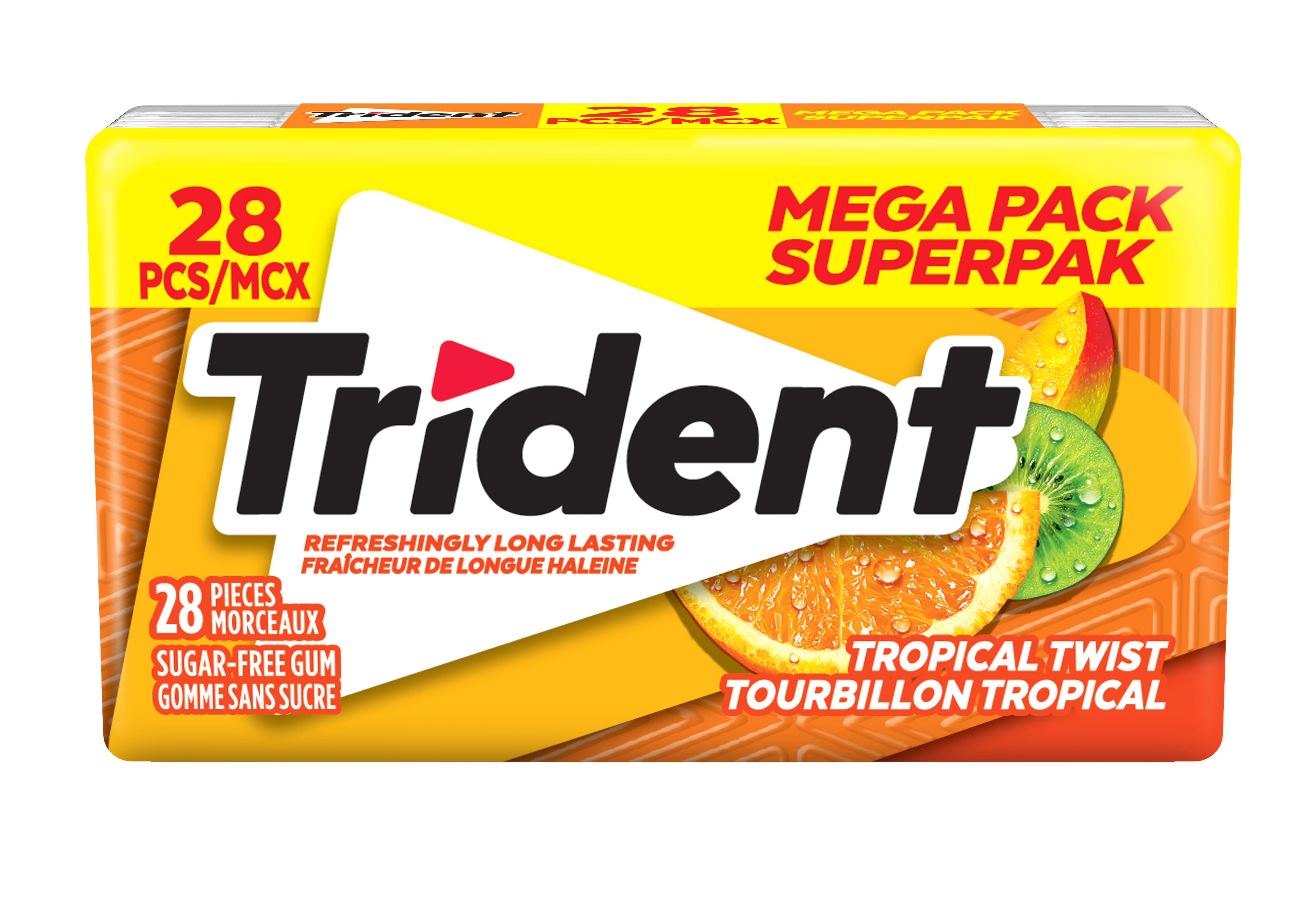 [GGAGGONG] マステ Tropical Trident Tropical Twist Mega Pack, 28 Pieces | Trident Canada