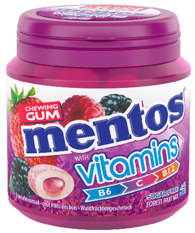 Mentos Gum Vitamins - Forest Fruit Mix
