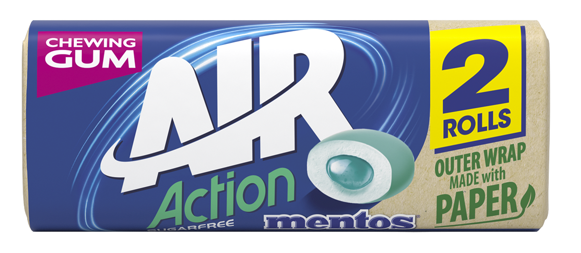 MENTOS AIR ACTION GUM EUCALYPTUS-MENTHOL 2 PACK