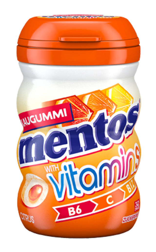 Mentos Kaugummi Vitamins Citrus