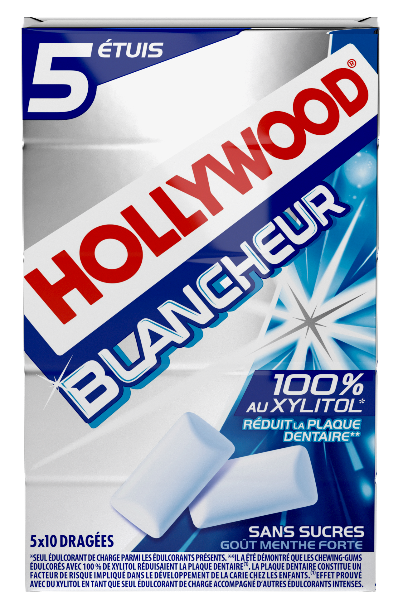 Blancheur 100% Xylitol Goût Menthe Forte 