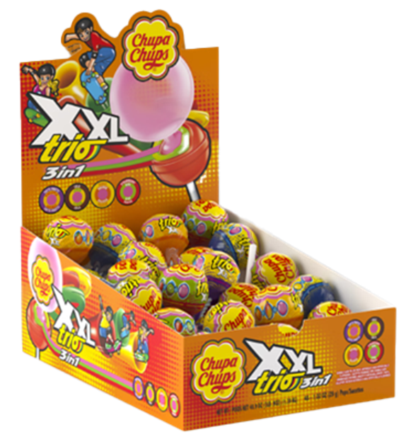 XXL Trio - Assorted 48 pcs | Chupachups