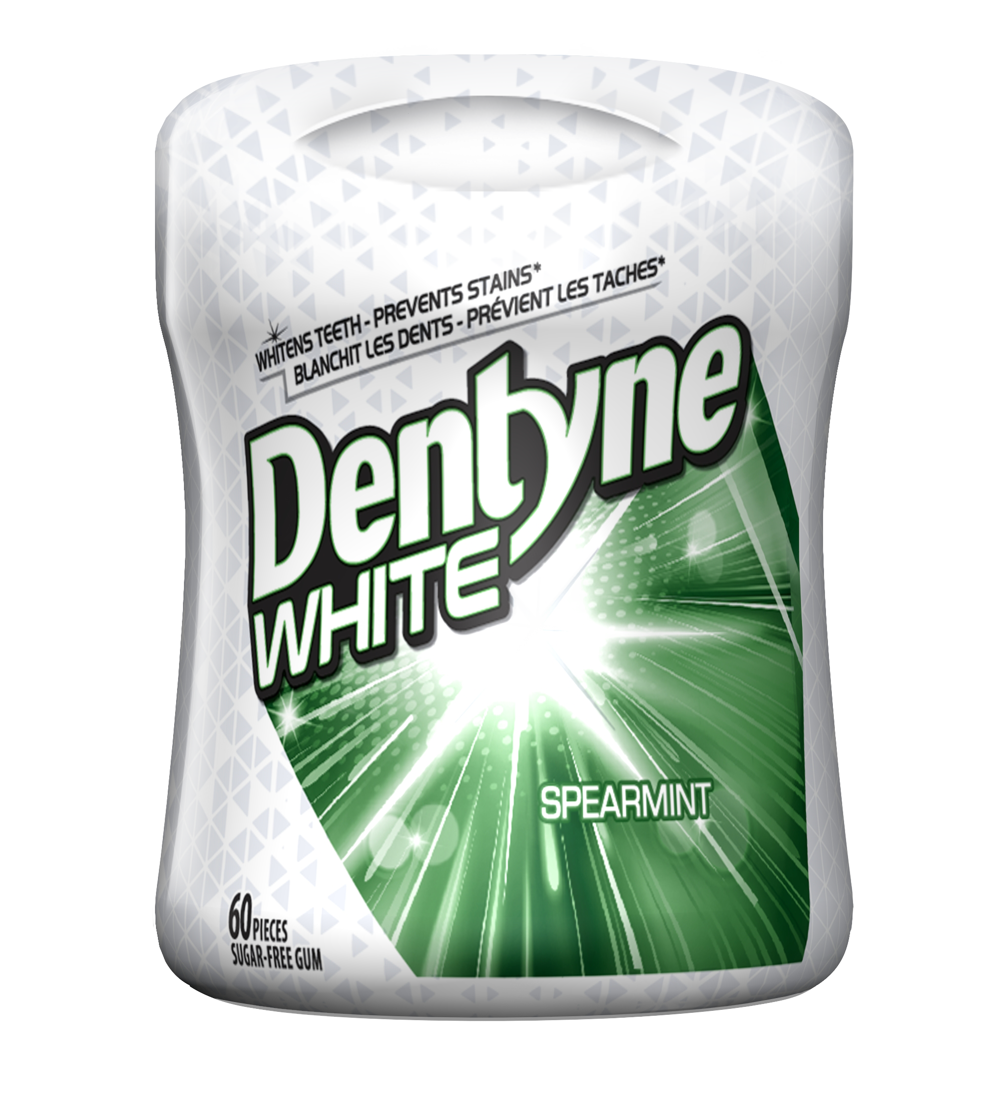 Dentyne White Spearmint Sugar-free Gum Bottle, 60 Pieces