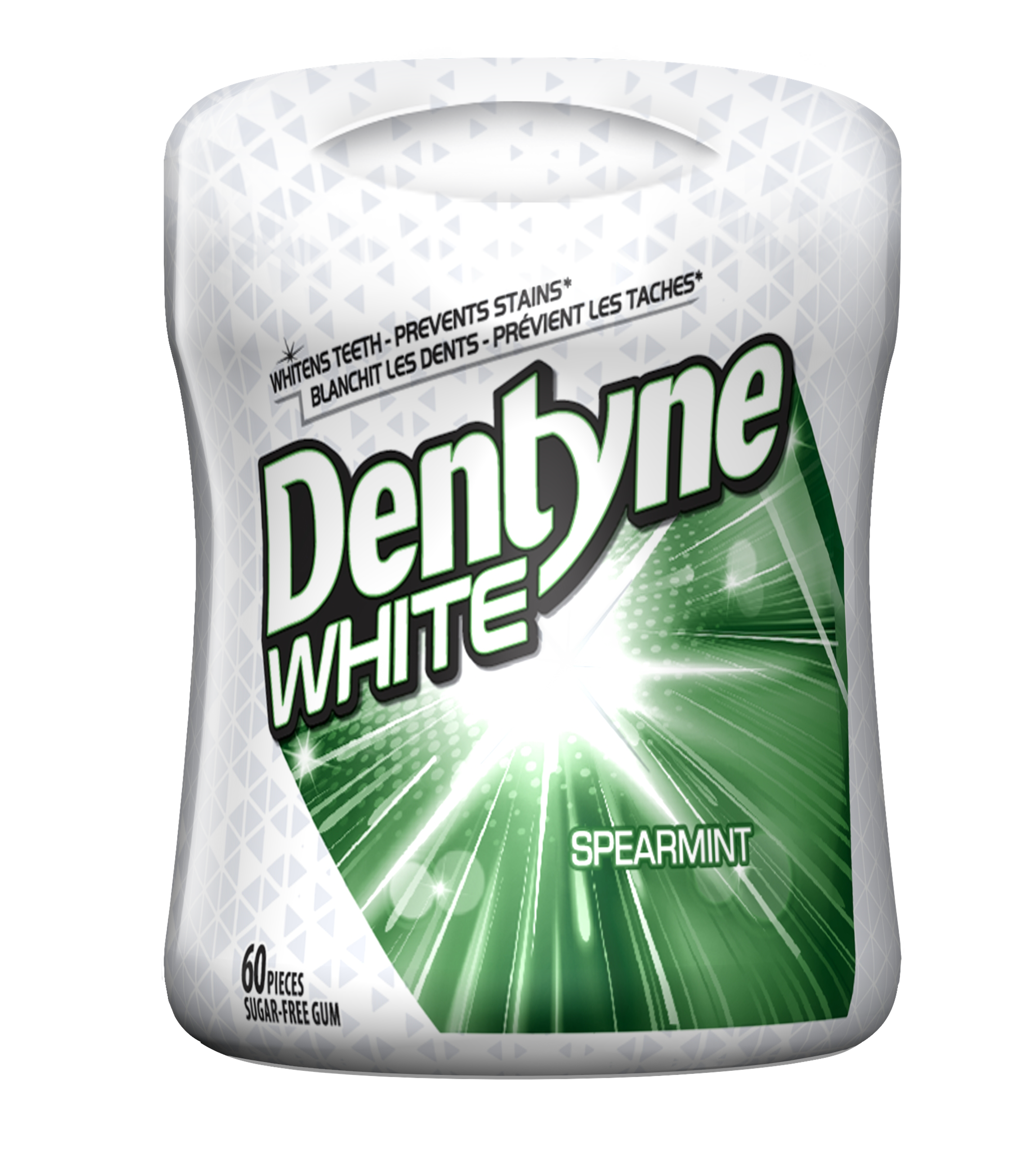 Dentyne White Spearmint Sugar-free Gum Bottle, 60 Pieces