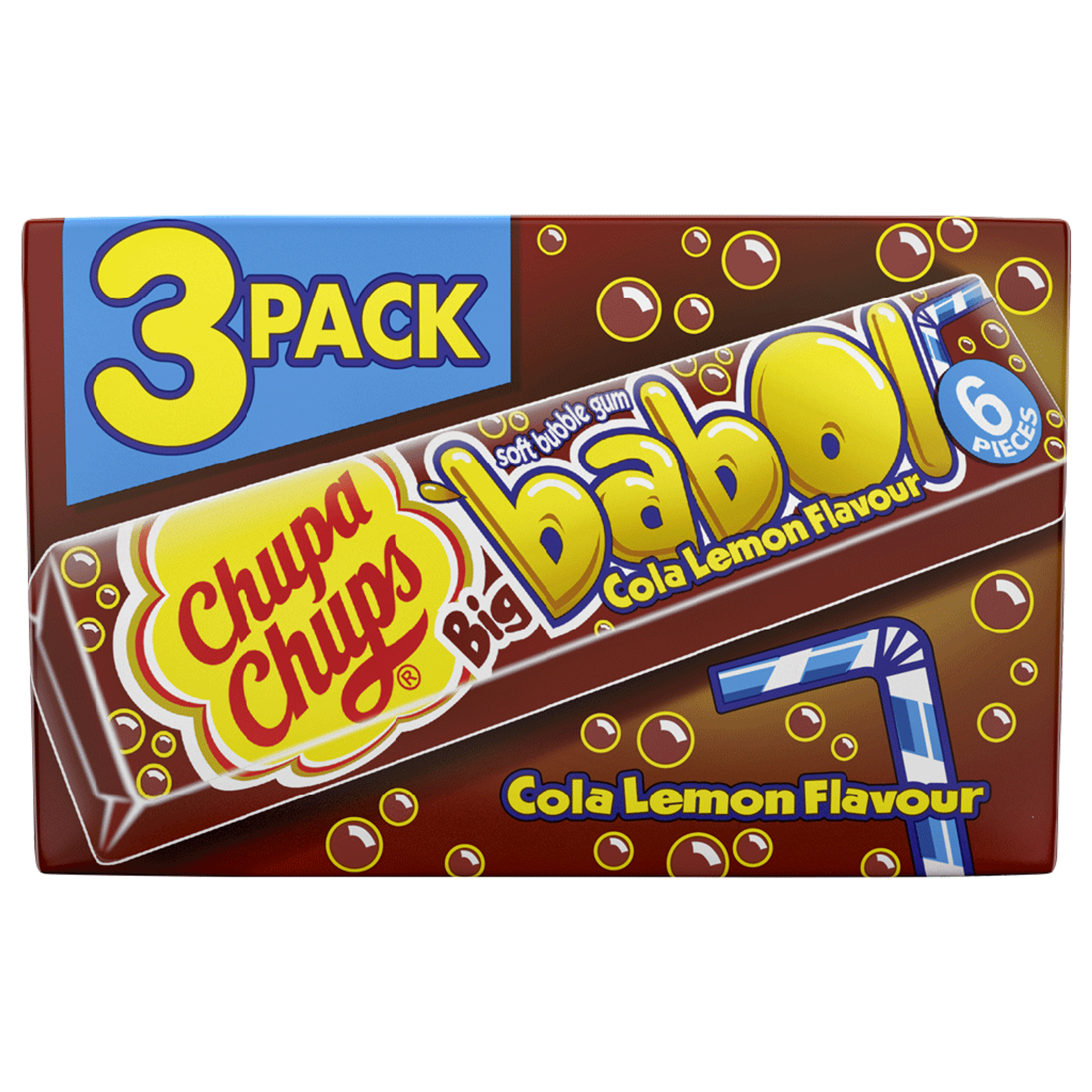 Big Babol Cola Lemon 3-Pack