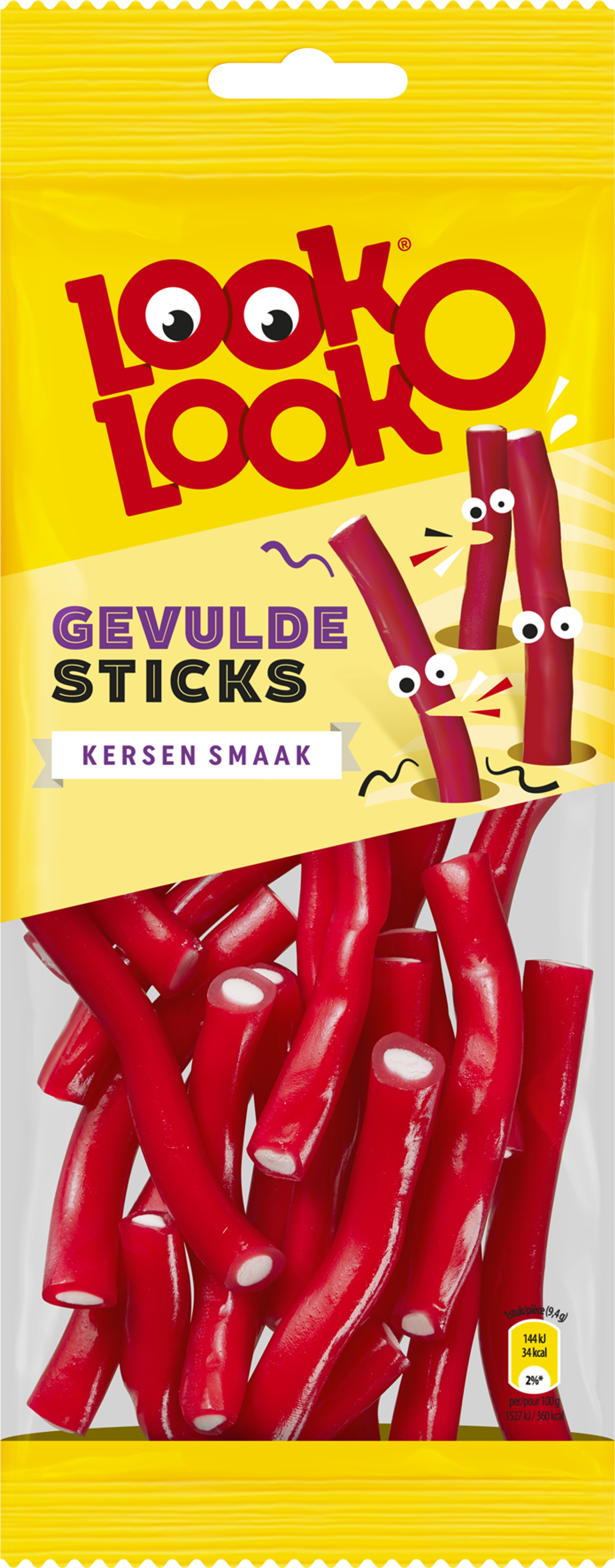 LOOK-O-LOOK GEVULDE STICKS KERSENSMAAK