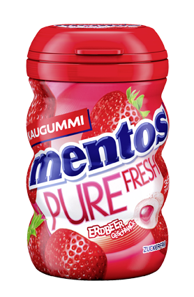 Mentos Kaugummi Pure Fresh Erdbeere