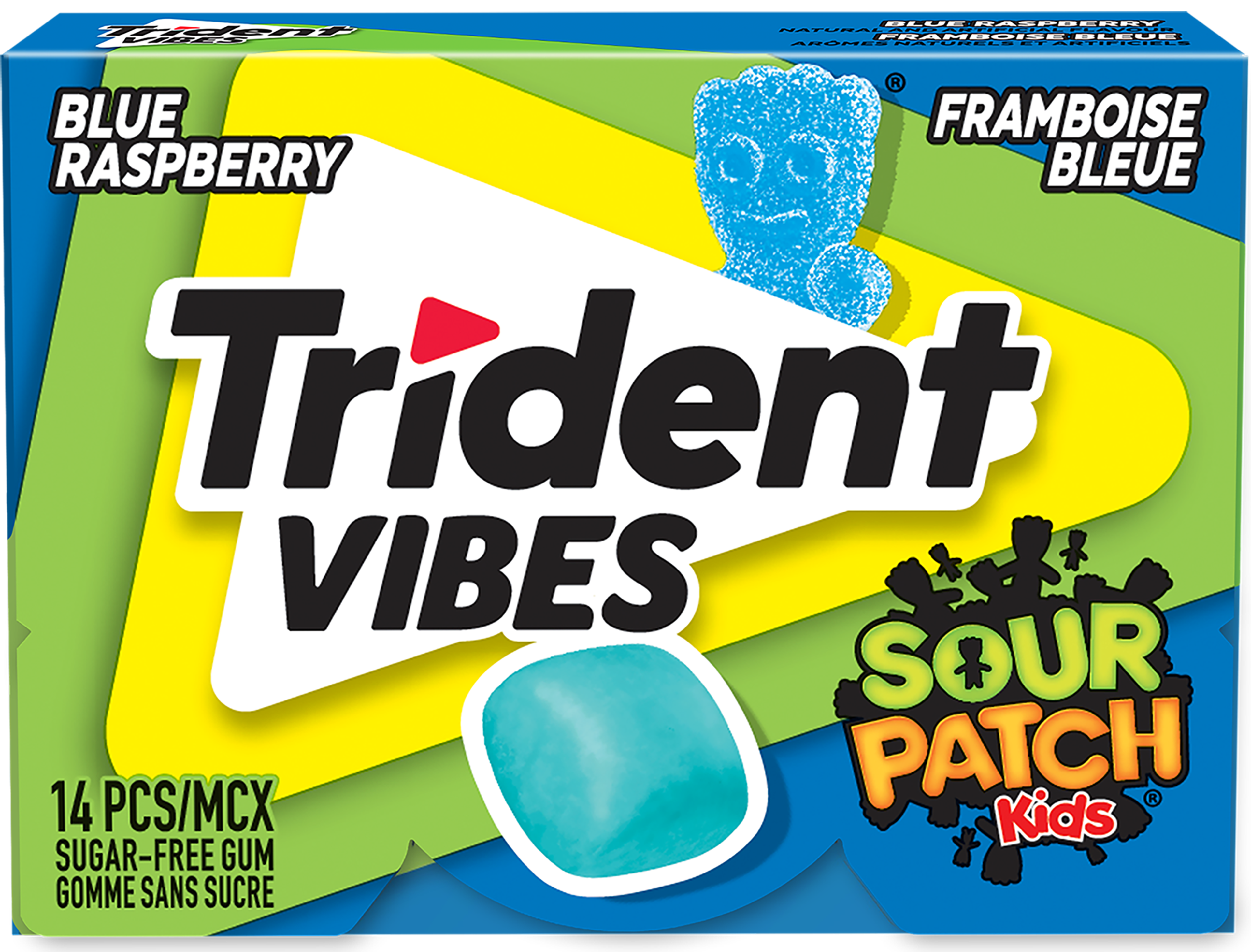 Trident Vibes Pochette Framboise Bleue, 14 Morceaux