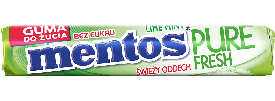 Mentos Pure Fresh LIME MINT Rolka