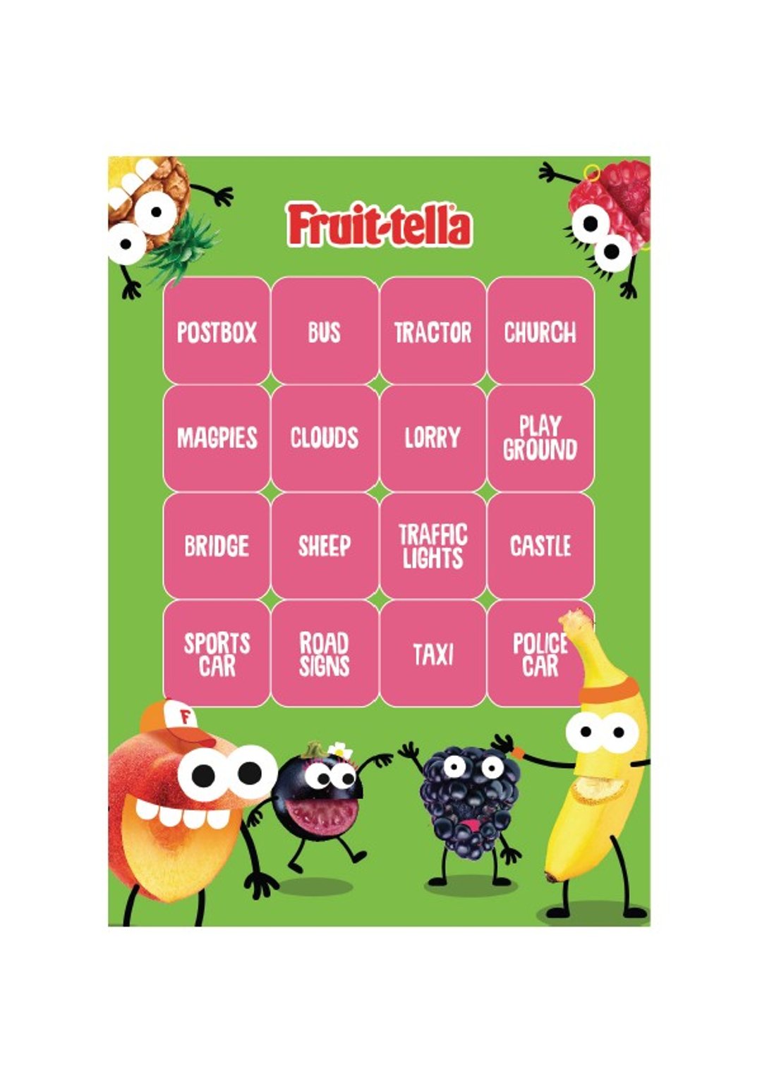 This car bingo game will keep your kids entertained on your road trip this summer! Download our free template