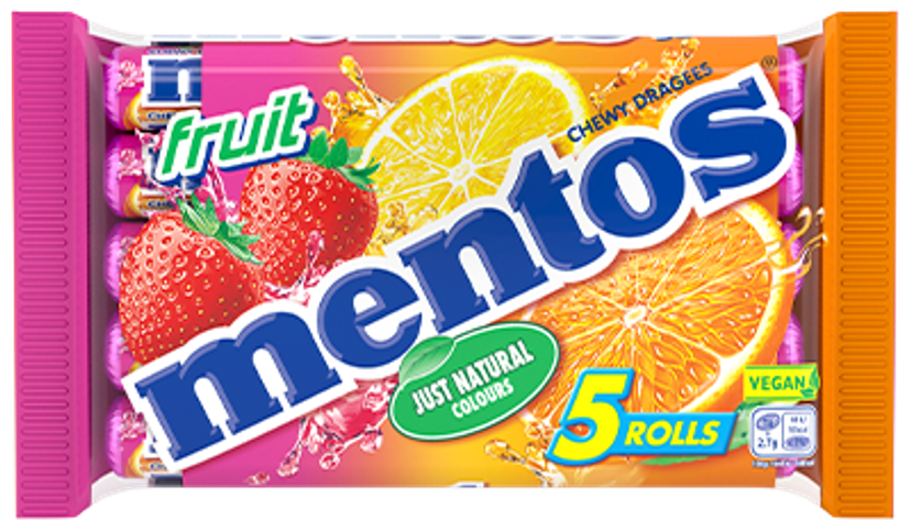 Mentos Fruit 5 Pack