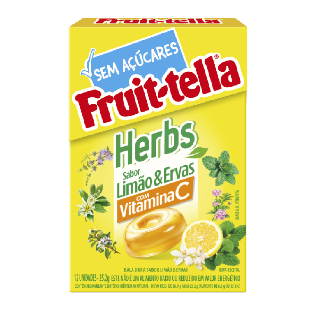 Fruittella Herbs Limão | Fruittella