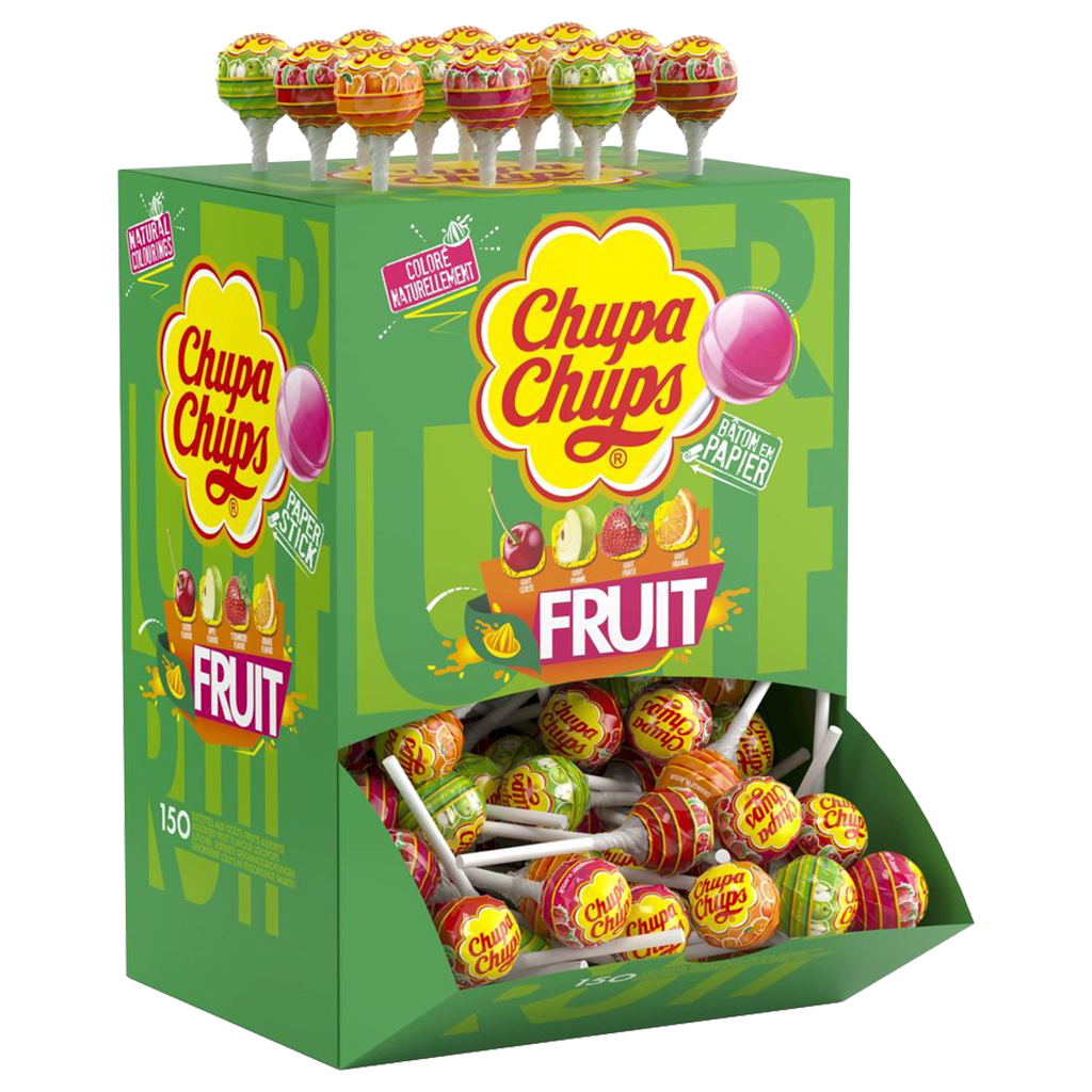 Boîte Carton Fruit 150 sucettes