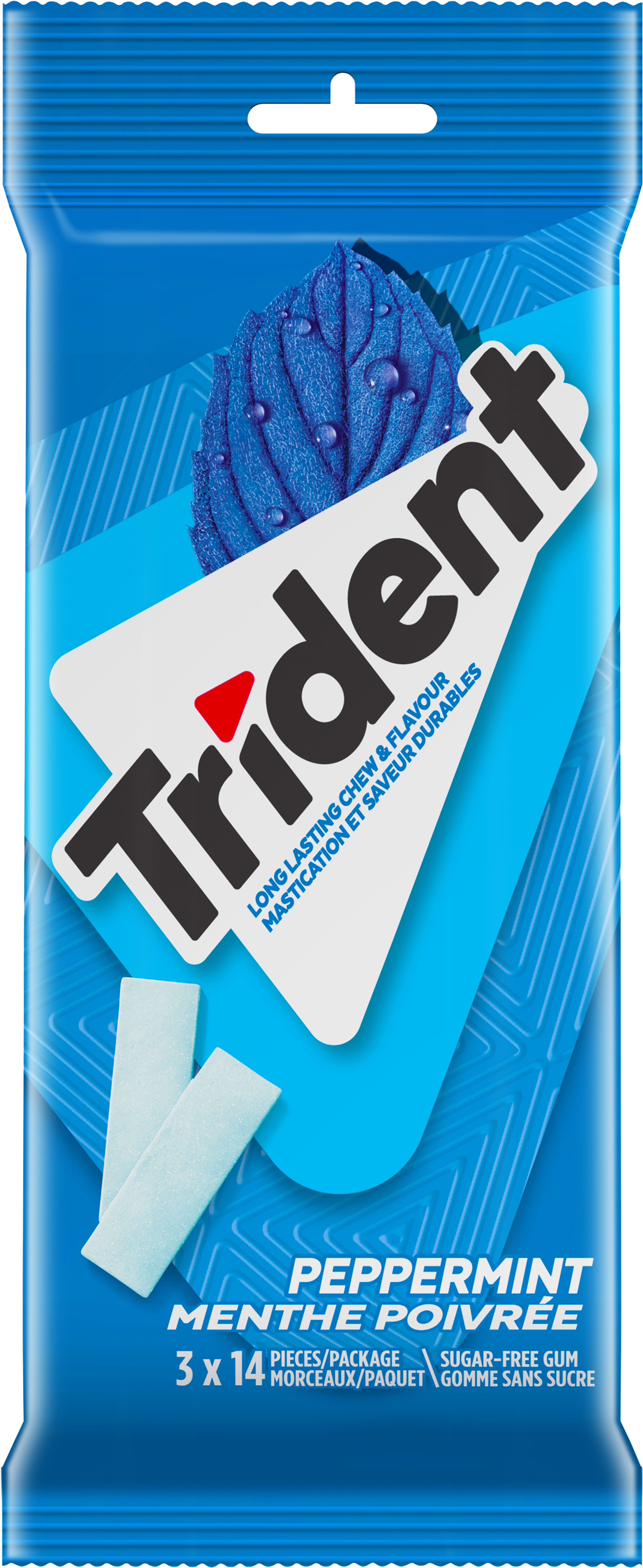 Trident Peppermint Multipack, 14 Pieces (Pack of 3)