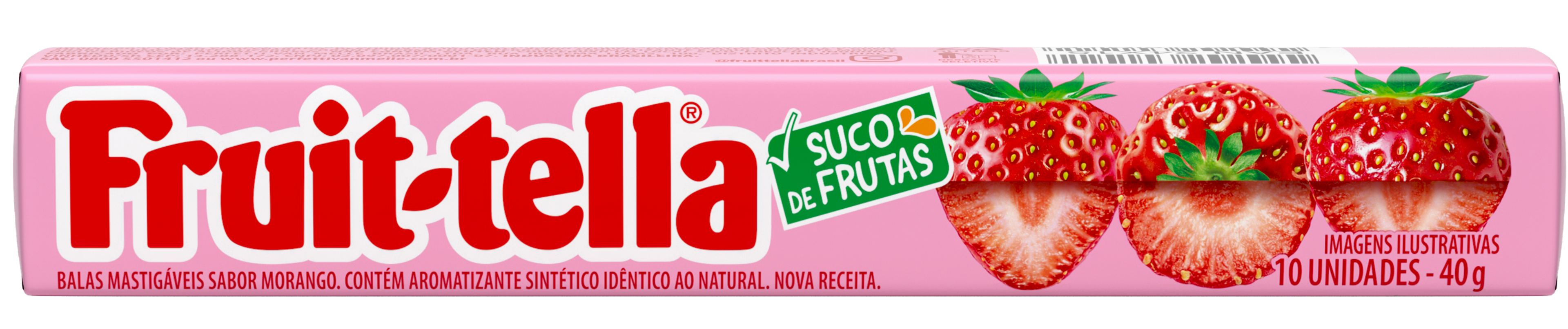 Fruittella Mastigável Morango