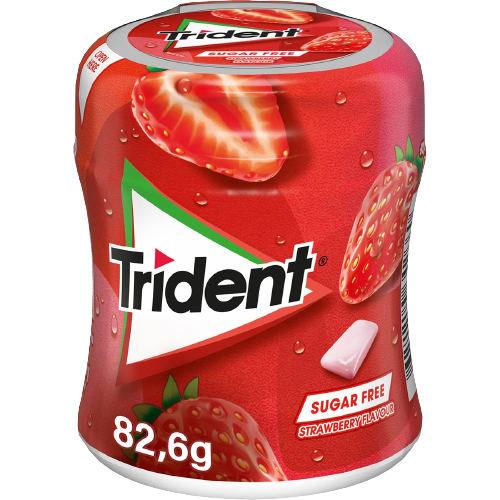 Trident - Drageia Morango Garrafa