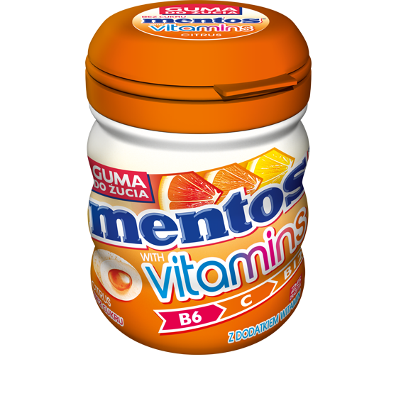 Mentos Vitamins Gum CITRUS