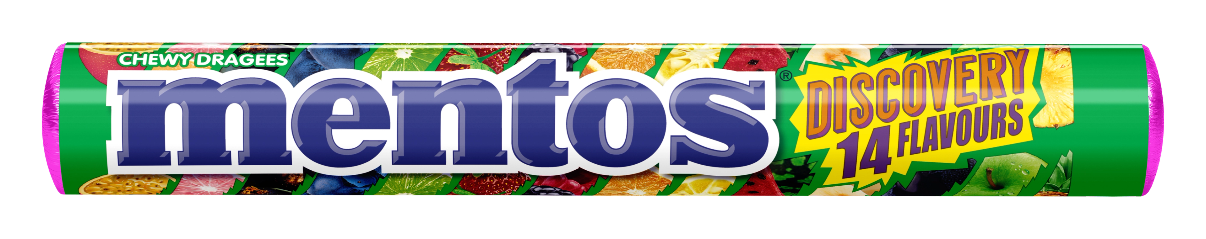 Mentos Chewy Sweets Candy Discovery 14 Flavours 14pcs Roll 