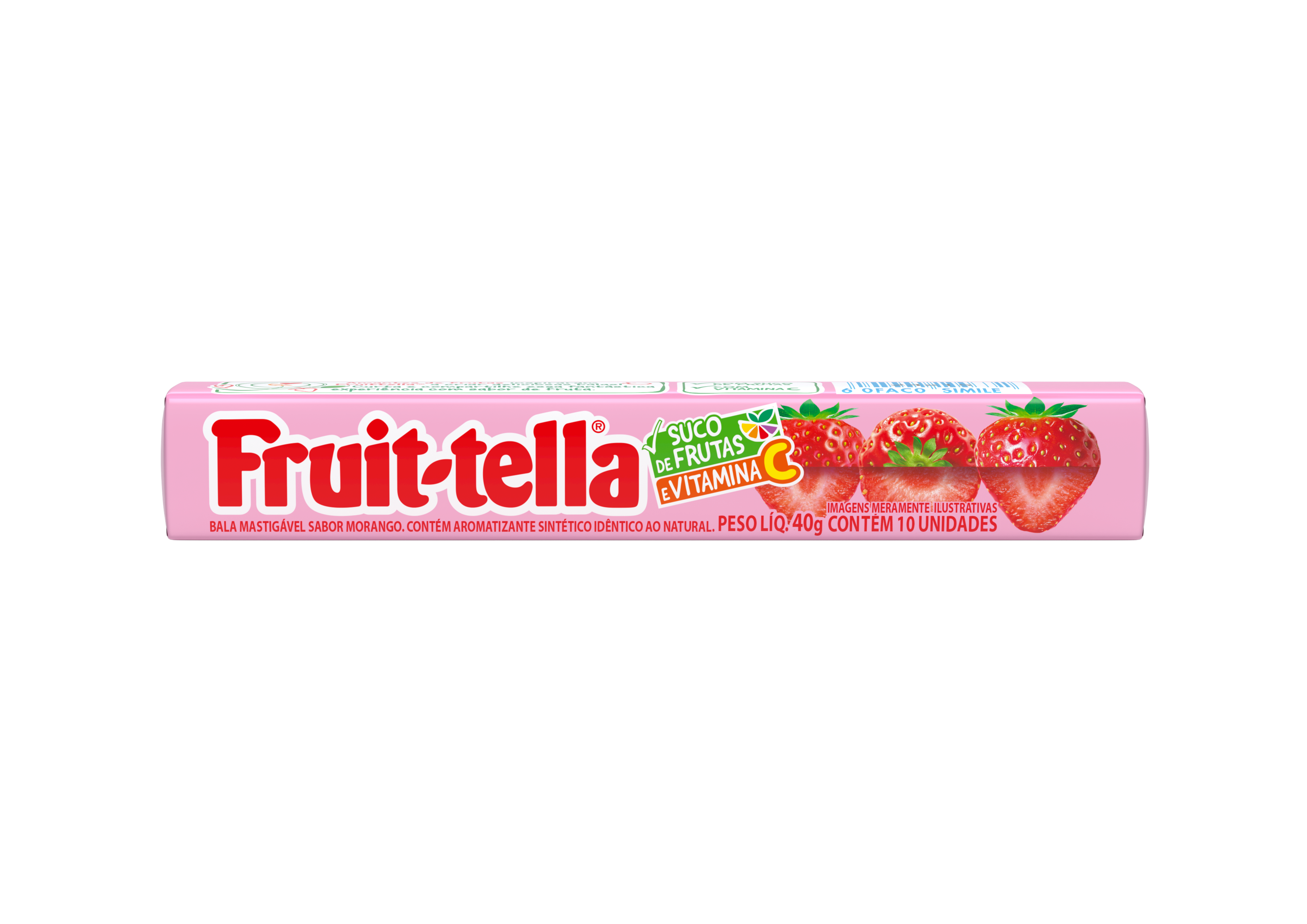 Fruittella Mastigável Morango