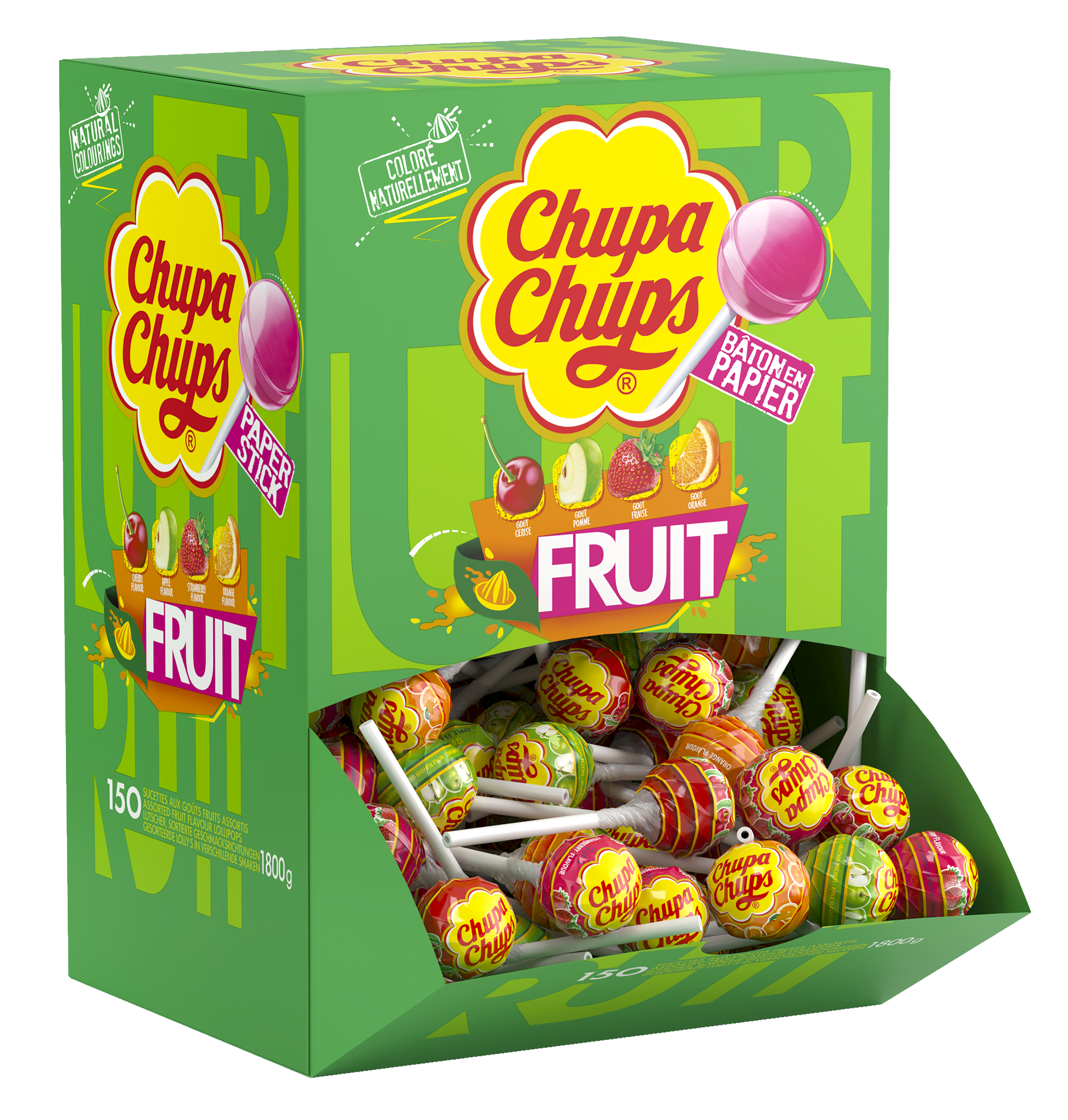 Boîte Carton Fruit 150 sucettes