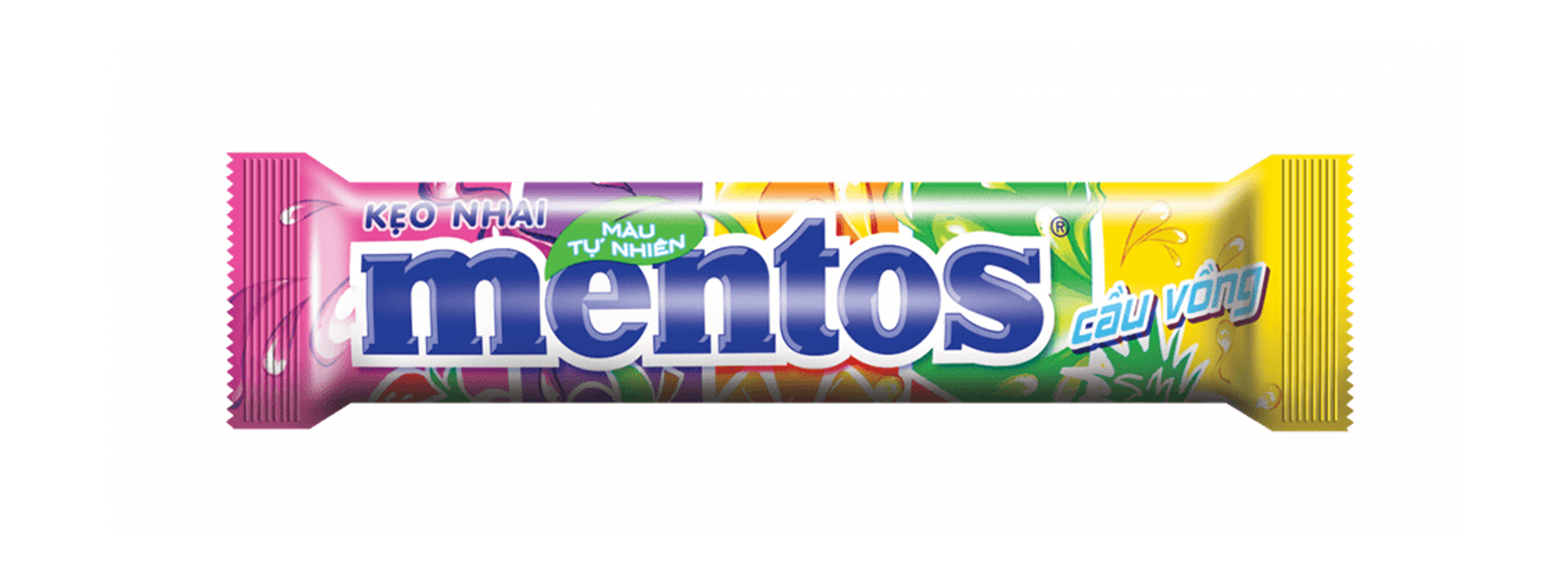 Kẹo Nhai Mentos Cầu Vồng hộp 16 thỏi