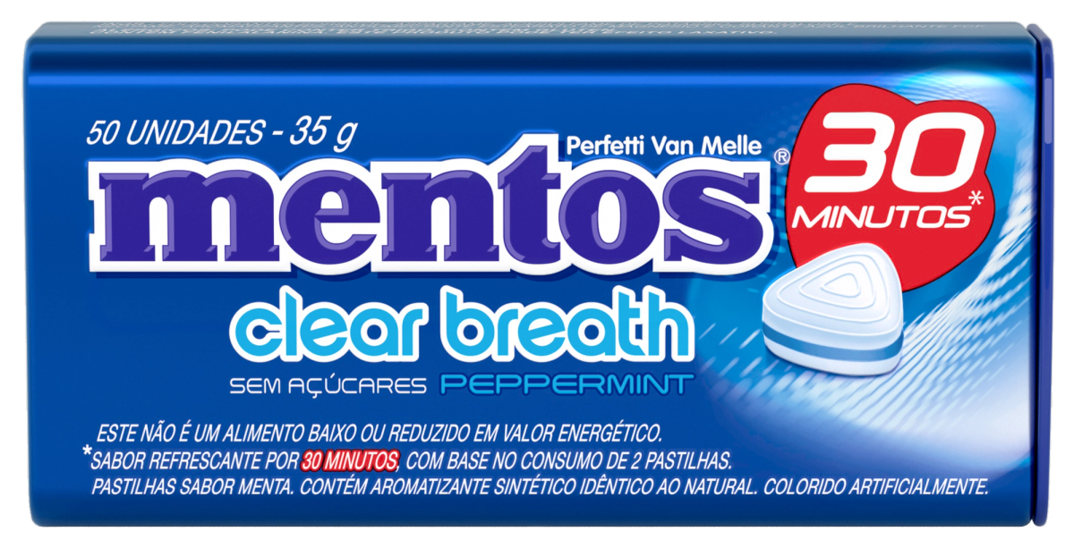 Clear Breath Peppermint Lata | Mentos Brazil
