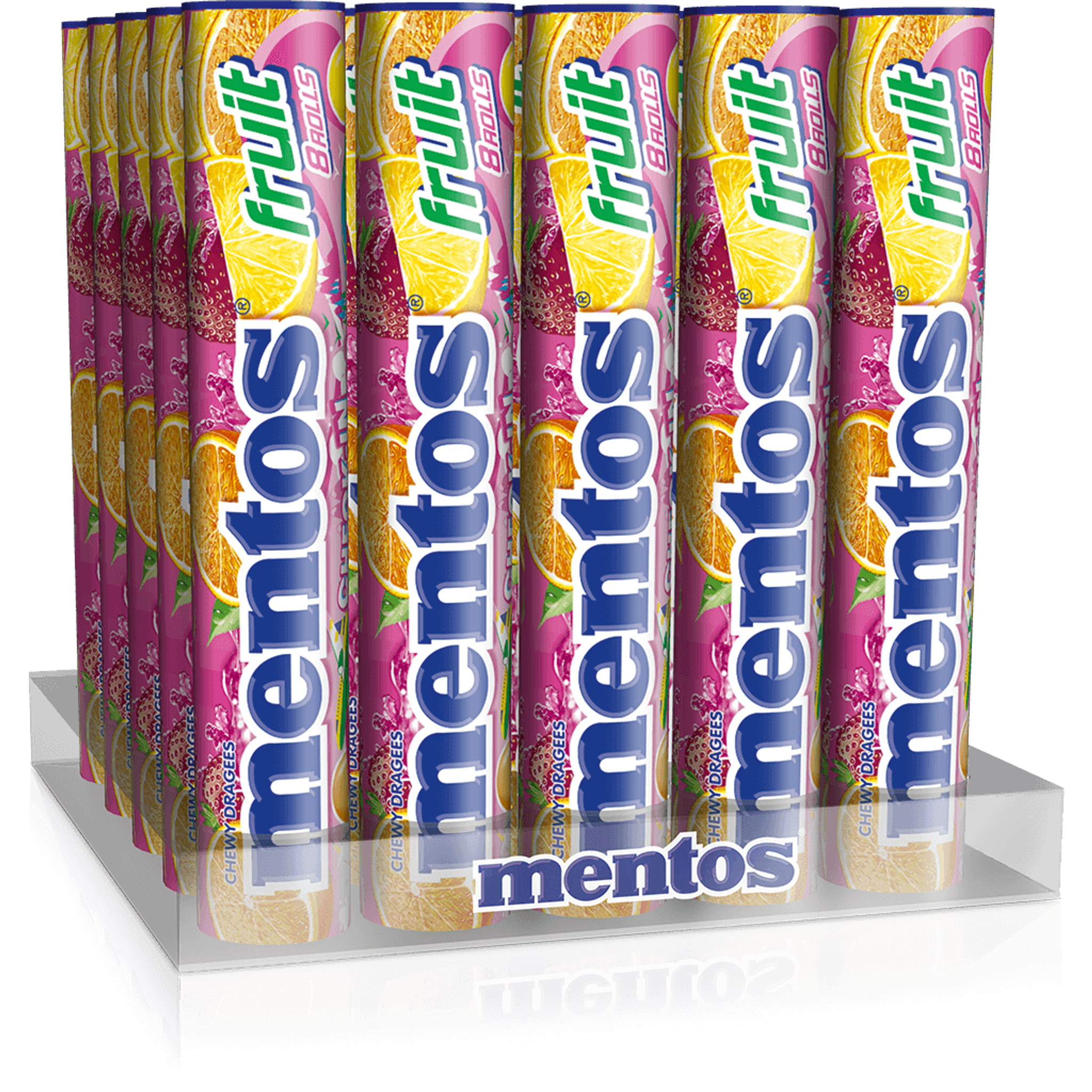 Tray Mentos Jumbo Roll