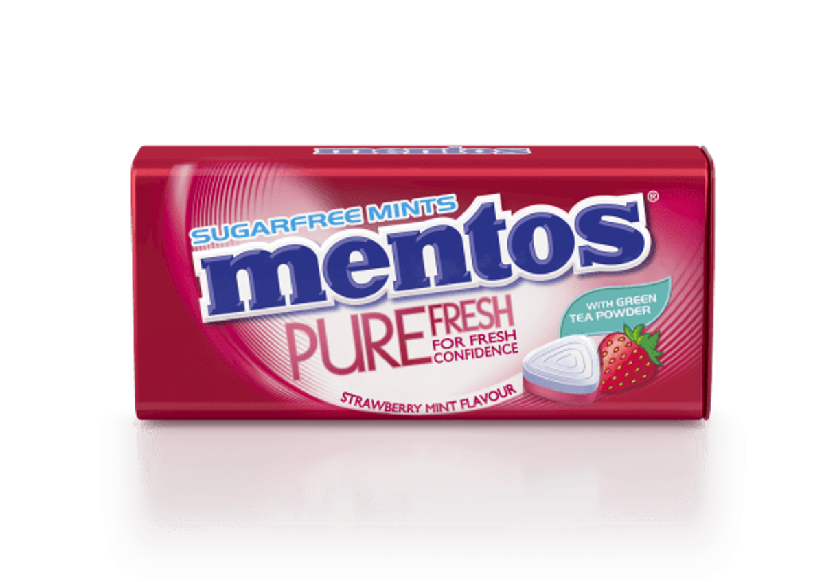 Mentos Pure Fresh - Strawberry Mint Tin