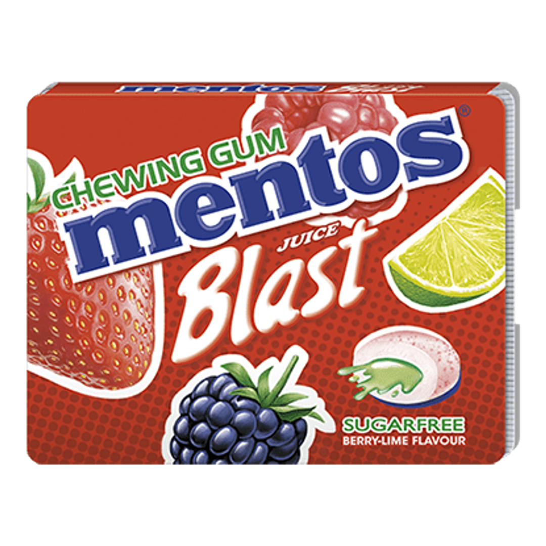 Mentos Juice Blast - Berry Lime flavour