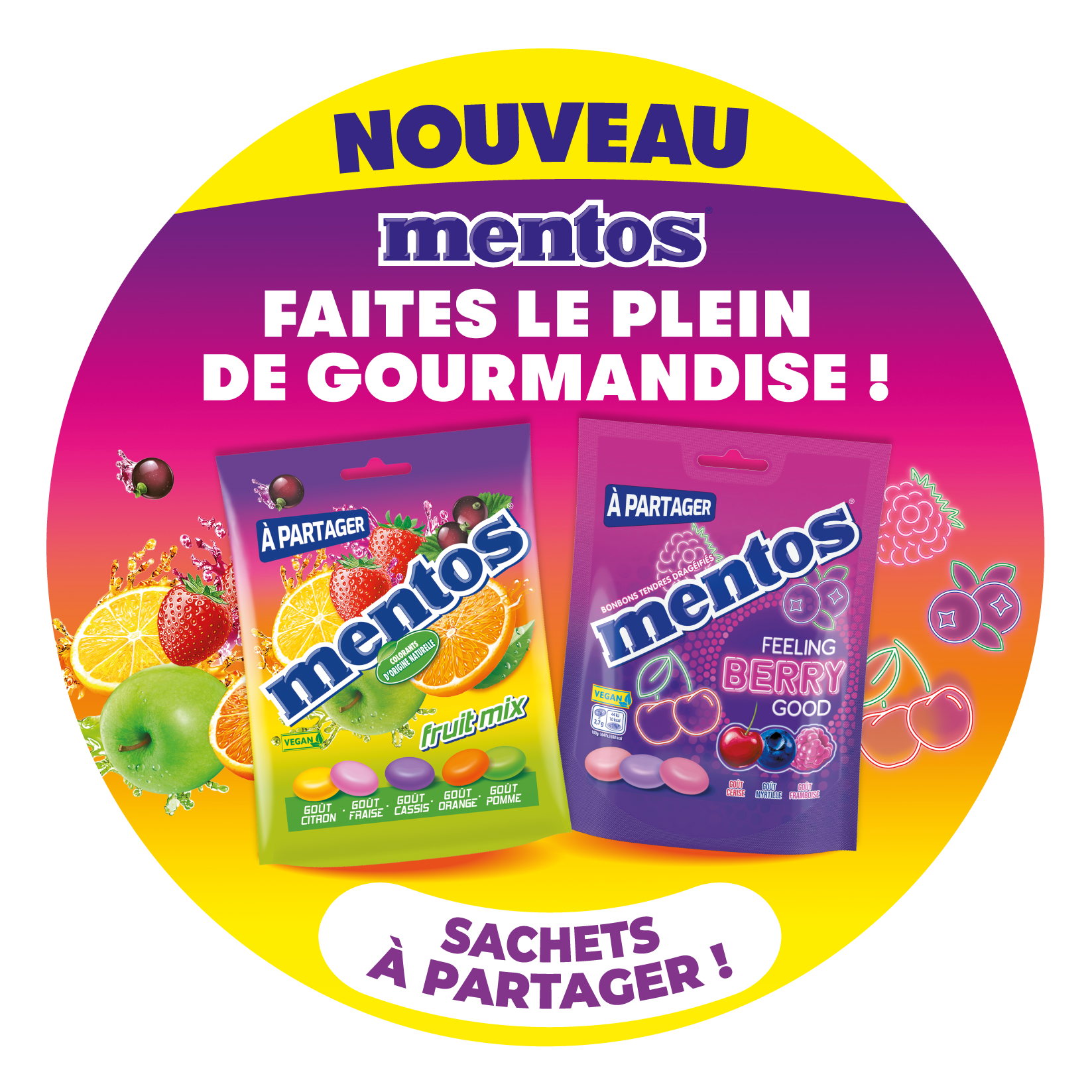 MENTOS SACHETS