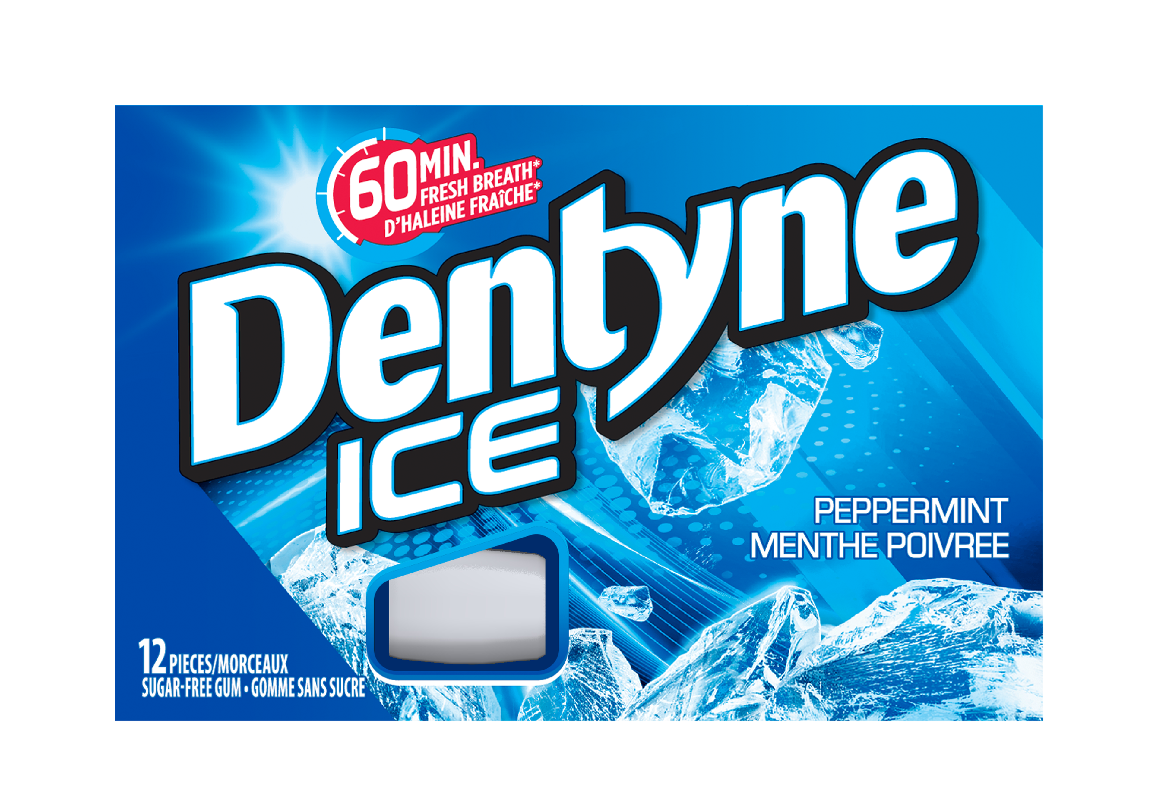 Dentyne Ice Peppermint, 12 Pieces