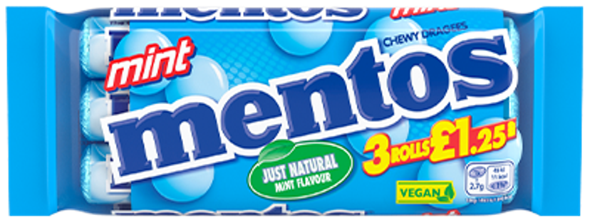 Mentos Mint 3 Pack