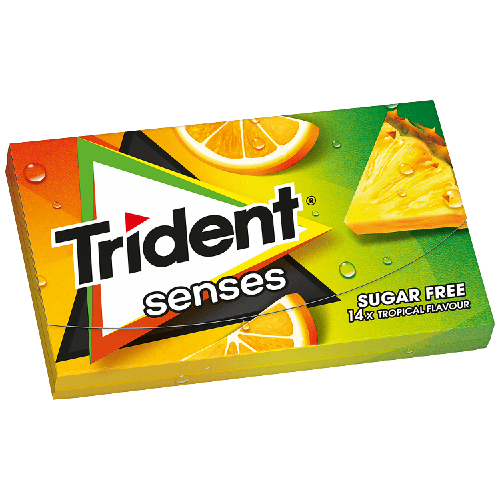 Trident Senses Τροπικά Φρούτα 27gr