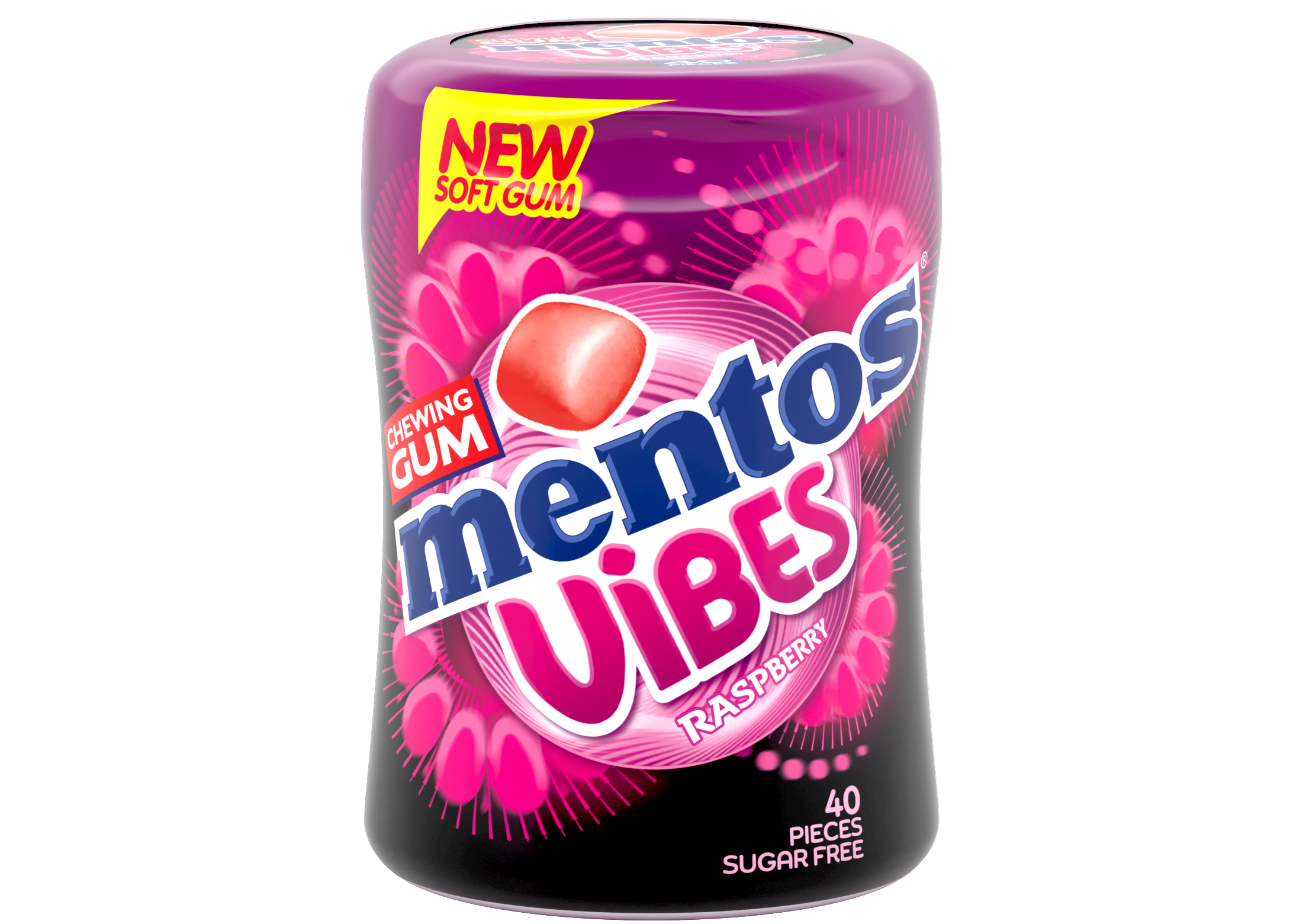 Mentos Gum Vibes Raspberry
