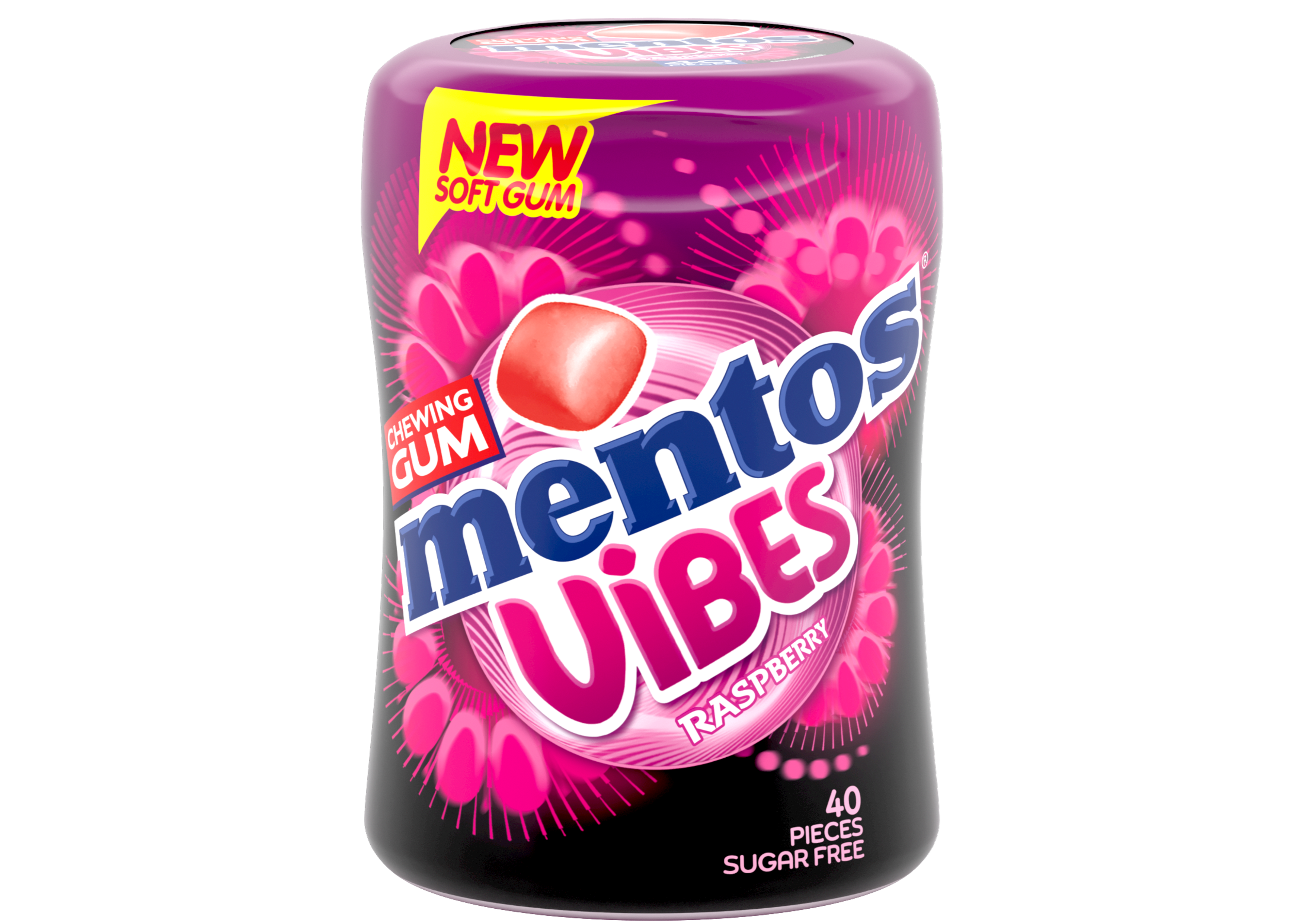 Mentos Gum Vibes Raspberry