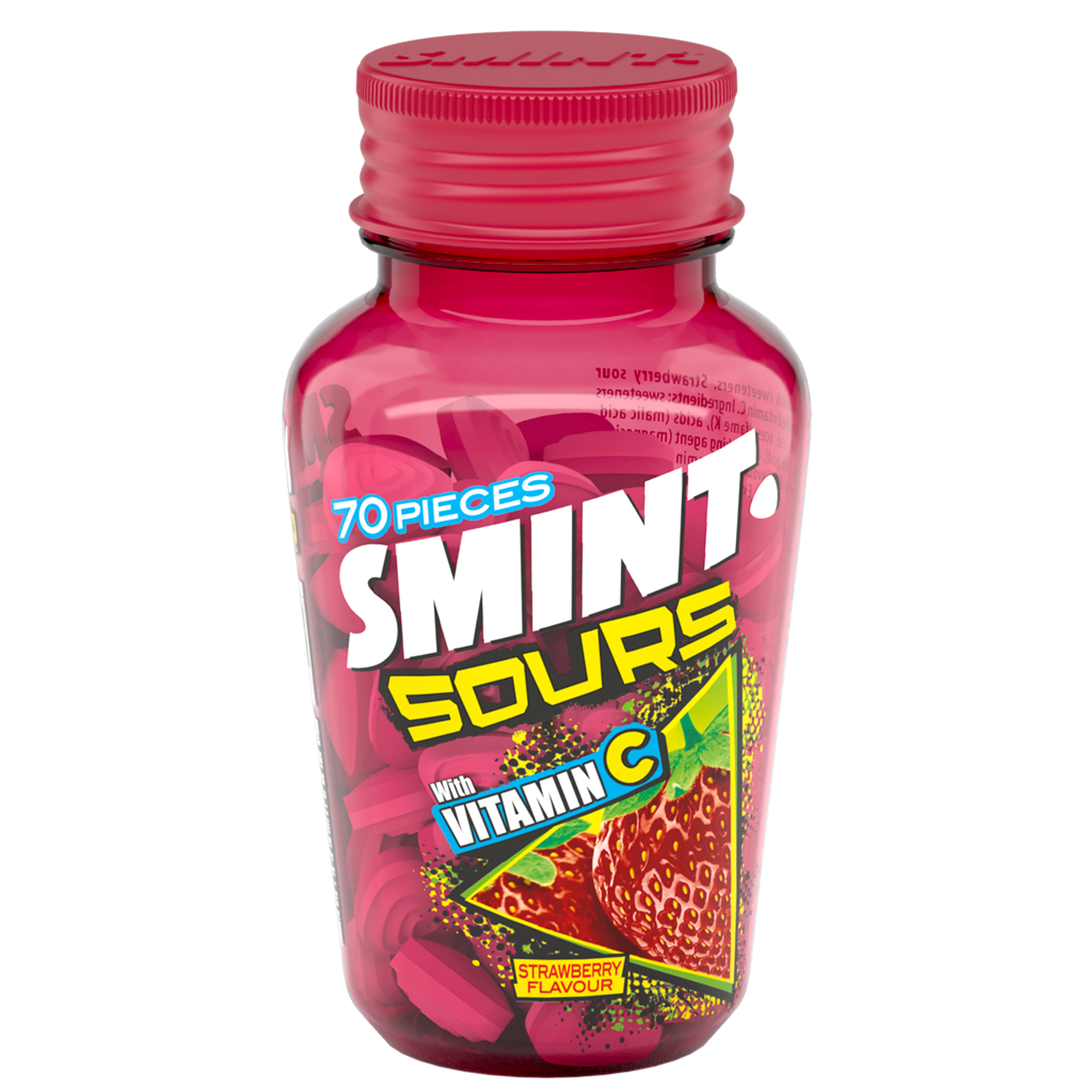 Smint Sour Strawberry 70 Pieces