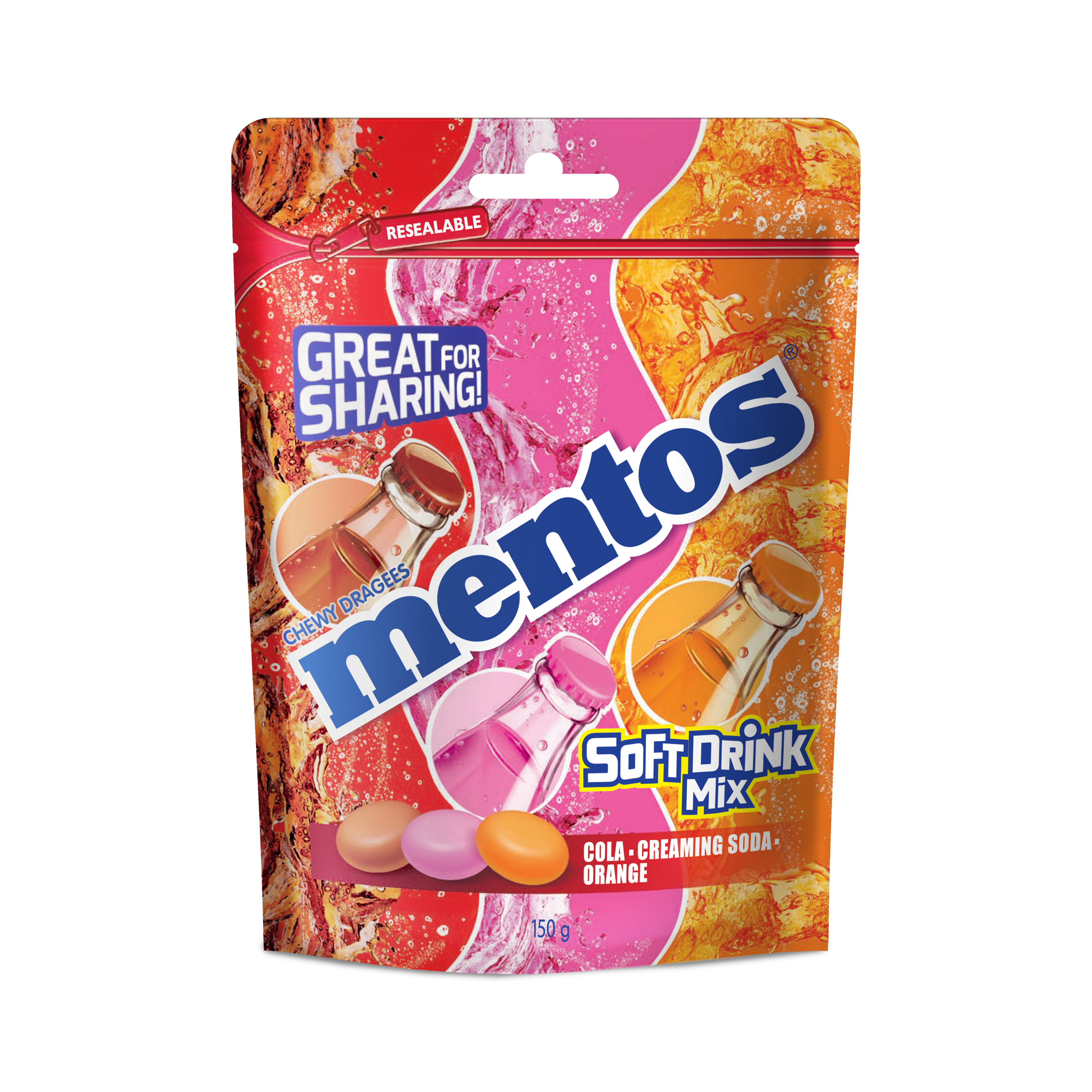 Mentos Soft Drink Mix Share Bag