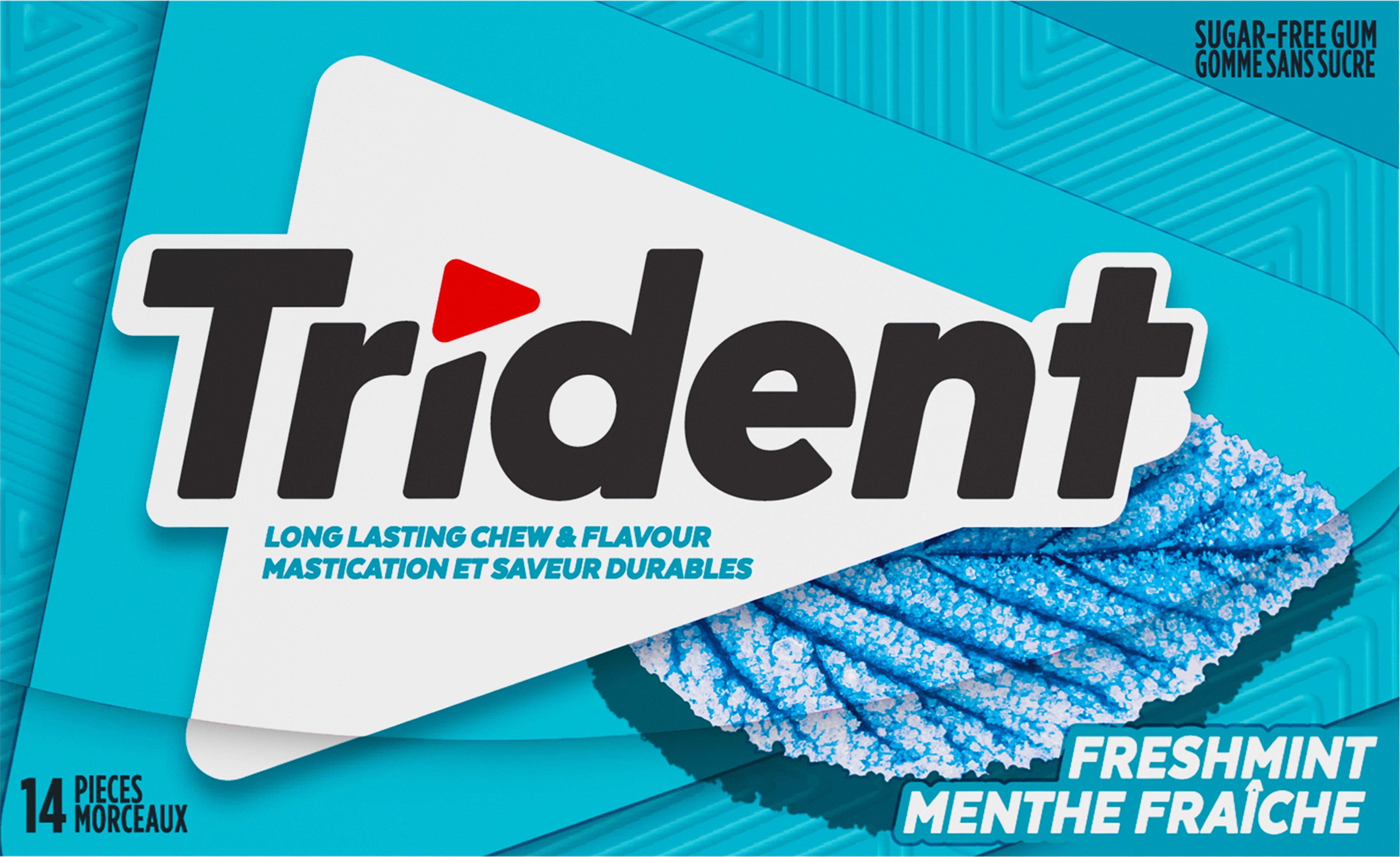 Trident Menthe Fraîche, 14 Morceaux