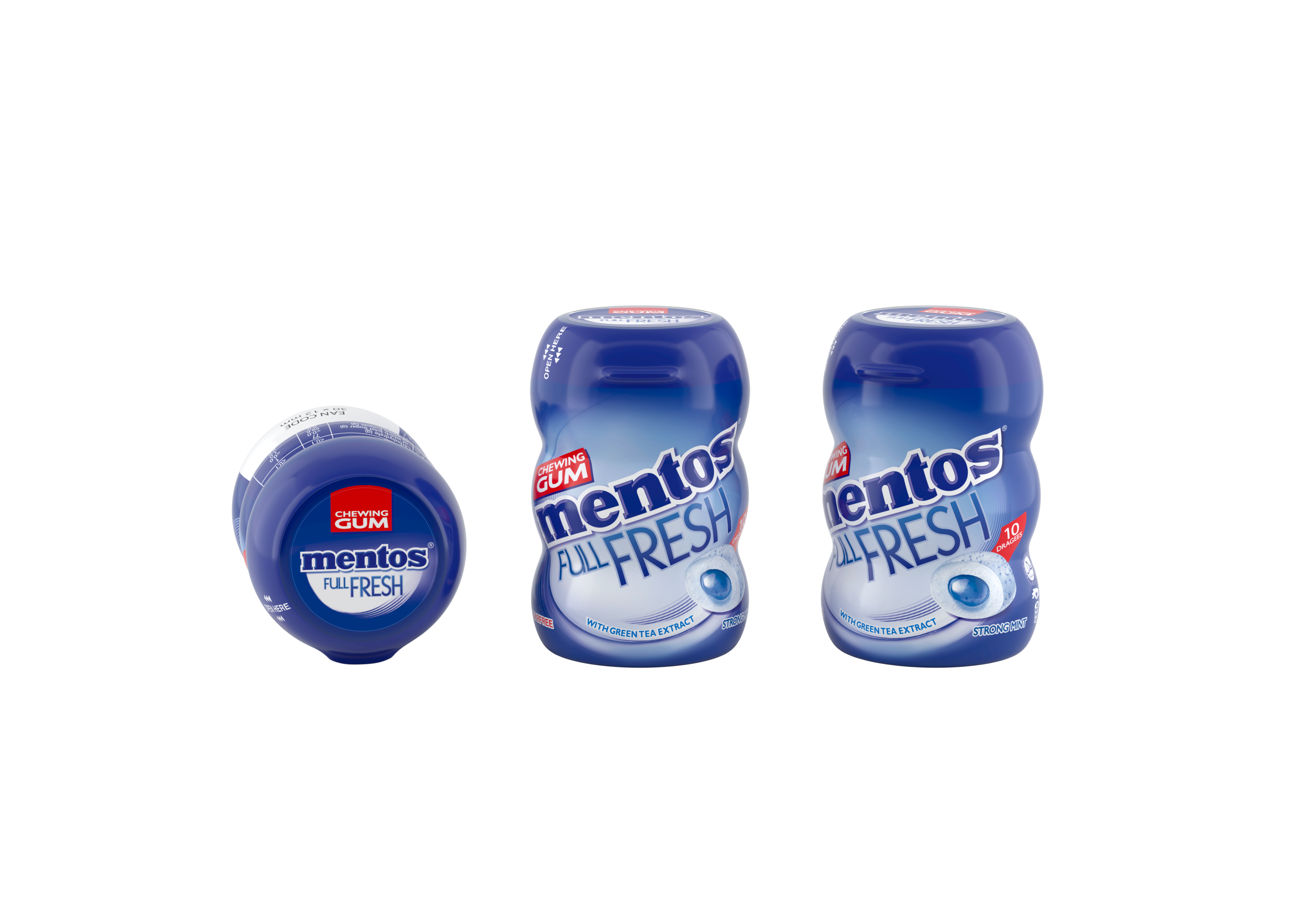 Mentos Full Fresh Strong Mint Nano Bottle 10p