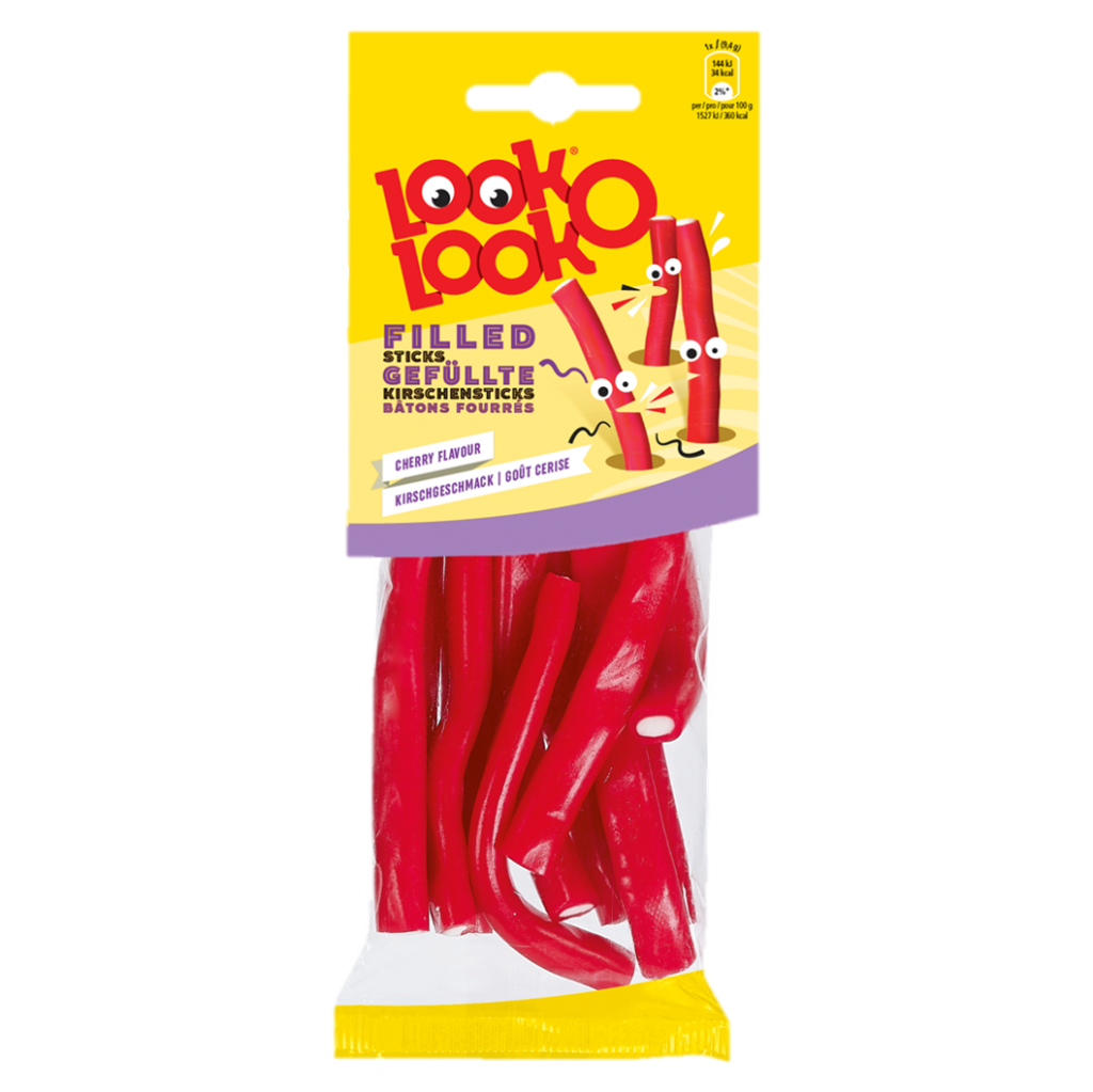 LOOK-O-LOOK CANDY STICKS CHERRY FLAVOUR