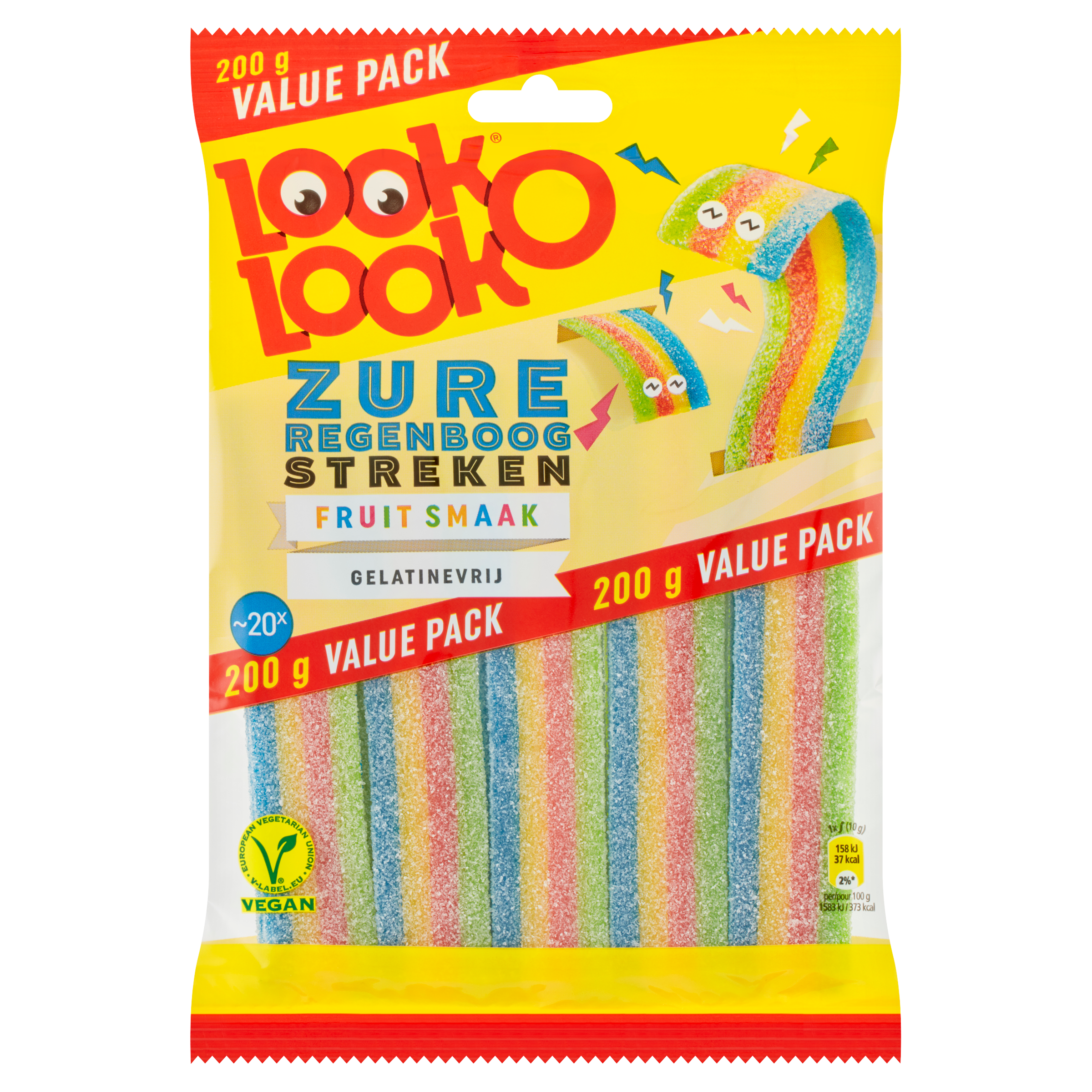 LOOK-O-LOOK ZURE REGENBOOG STREKEN