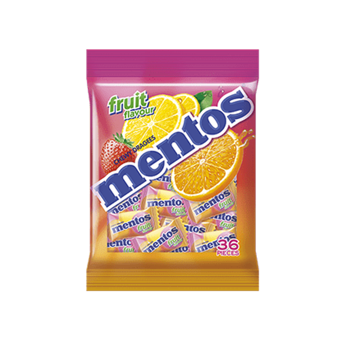Mentos Fruit 36 pcs Bag