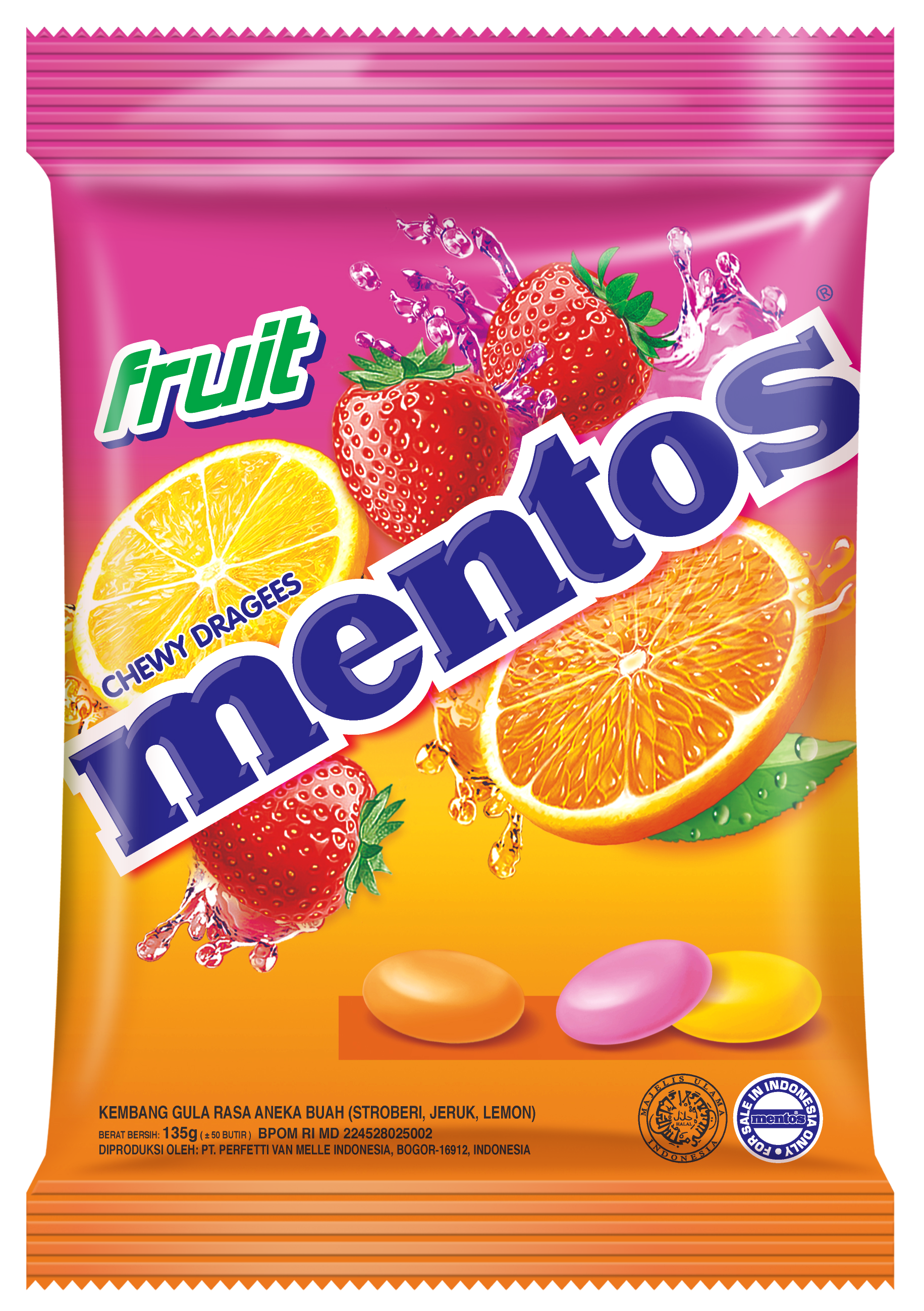 Mentos Pouch Fruit