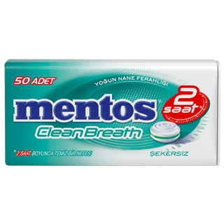 Mentos CleanBreath Yoğun Nane Ferahlığı Teneke Kutu