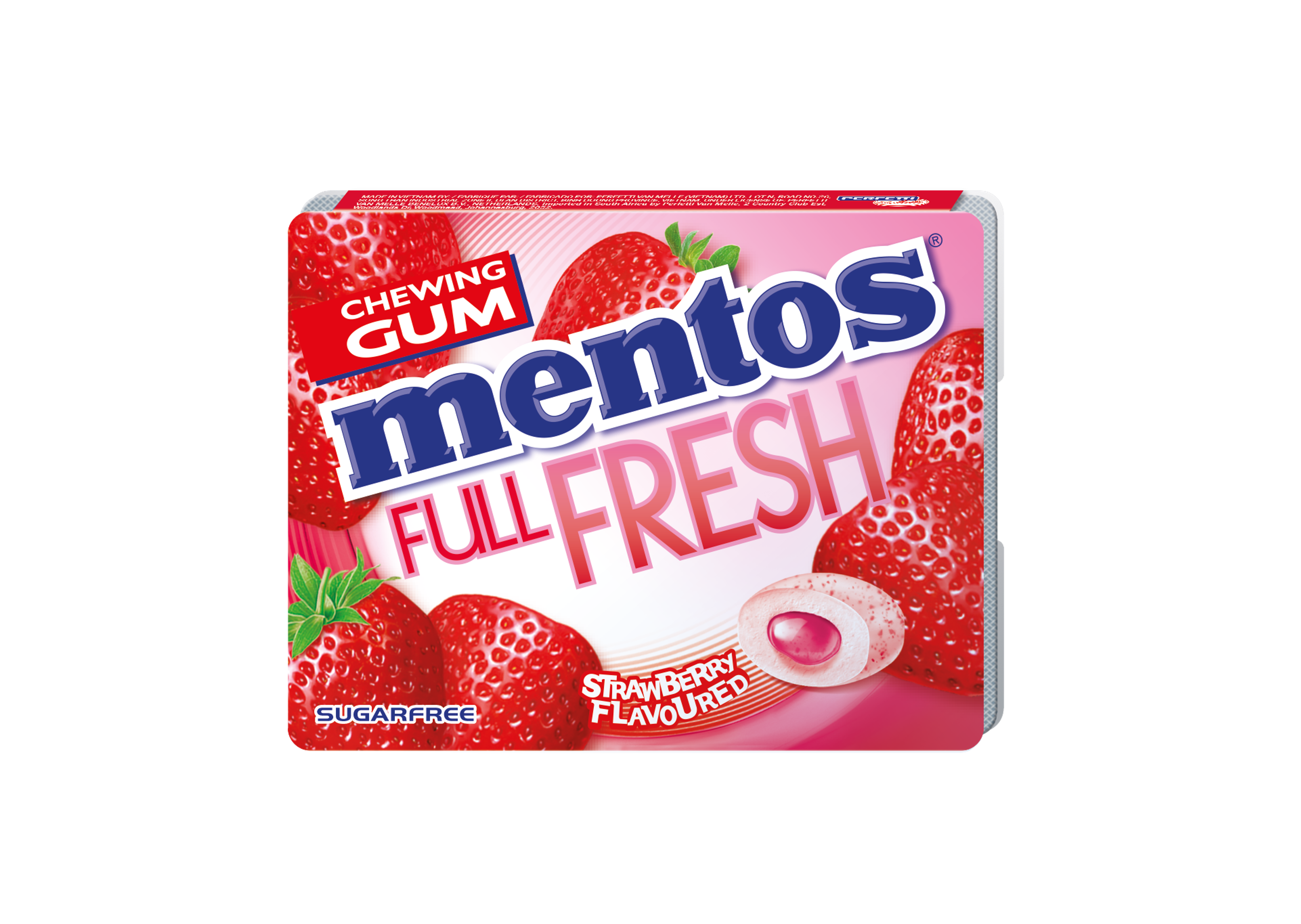 Mentos Full Fresh Strawberry 8p Blister